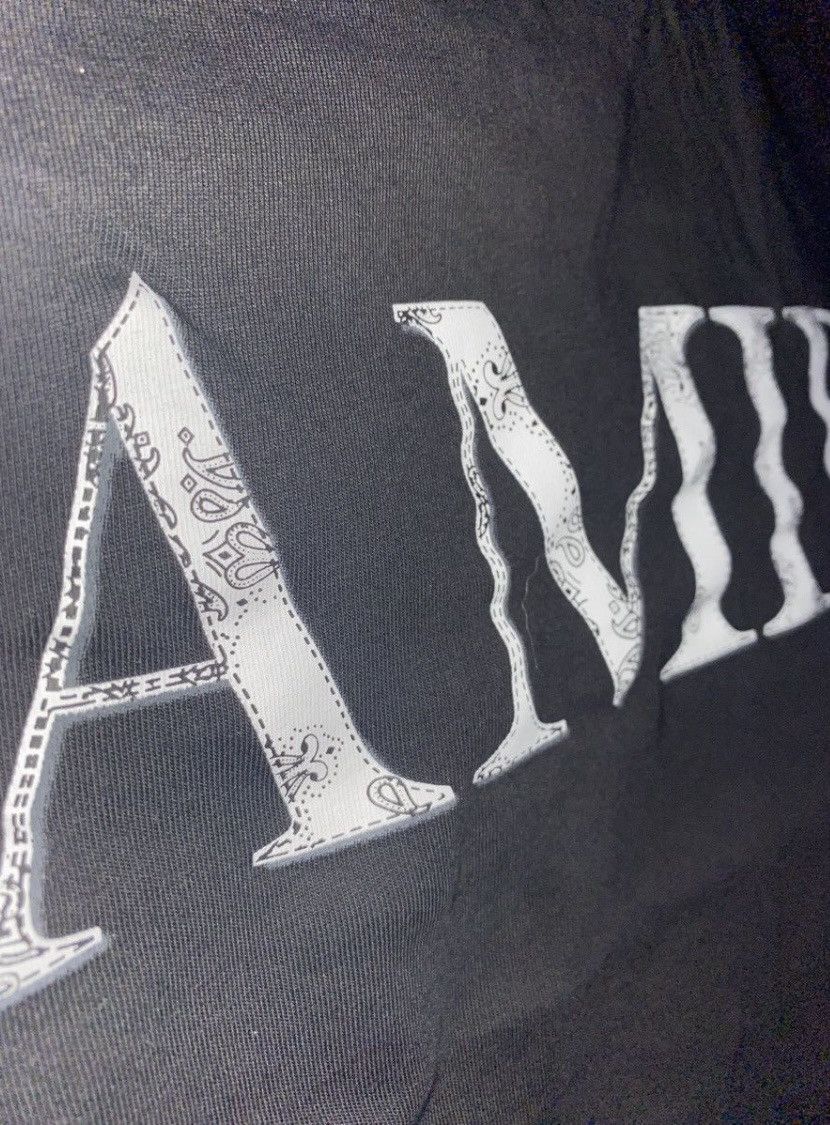 Other *RARE* AMIRI Bandana Logo T-Shirt Black Authentic Amiri Size US S / EU 44-46 / 1 - 4 Thumbnail