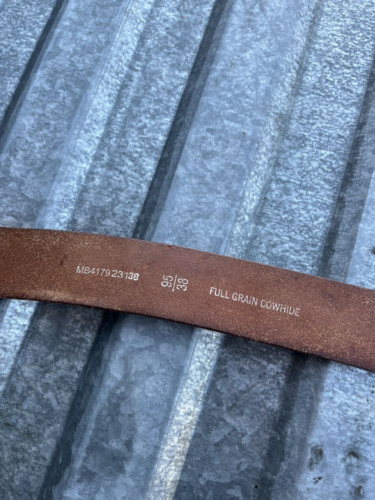 Fossil Fossil brown genuine leather vintage belt Size ONE SIZE - 6 Thumbnail