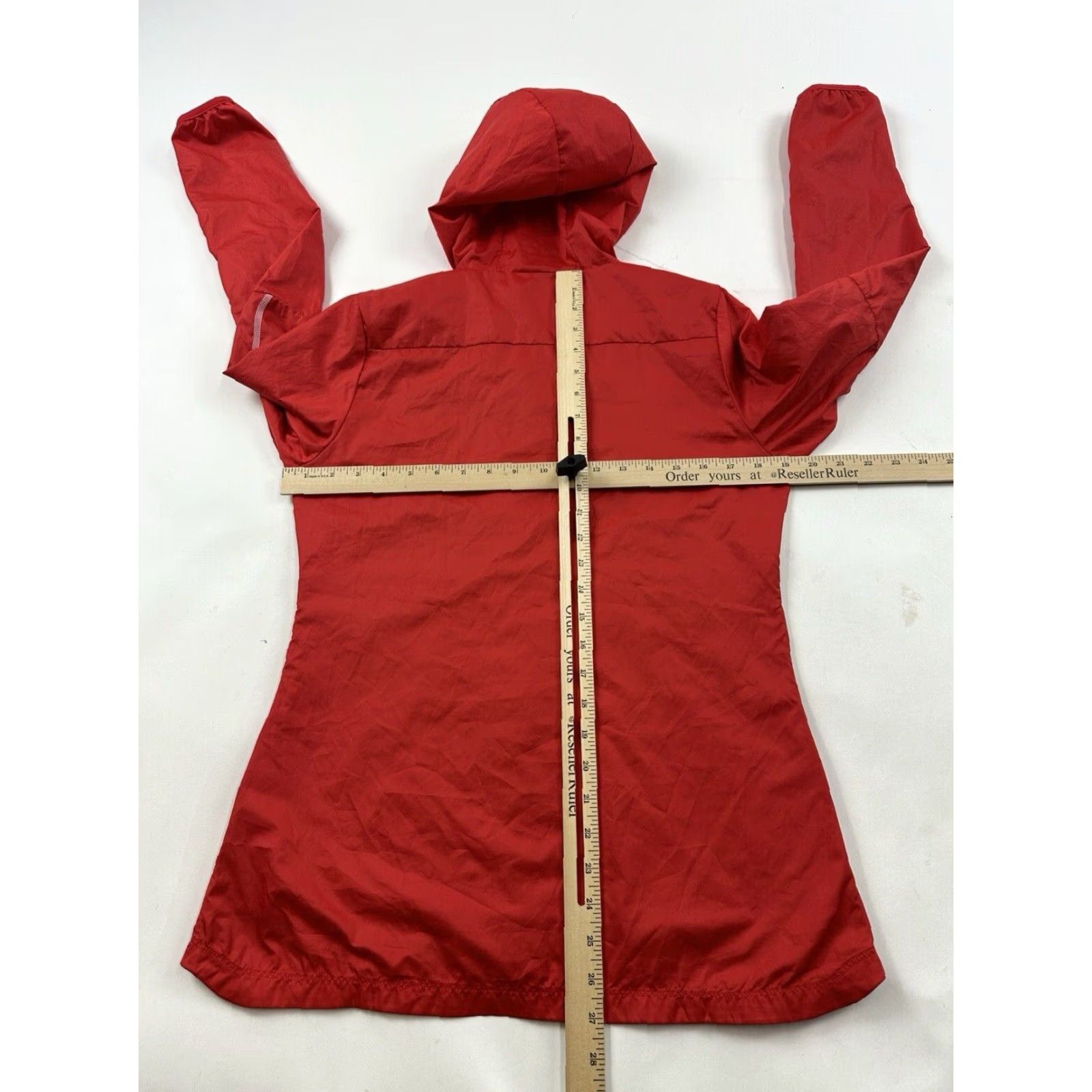 Nike Nike Jacket Womens Small Red Full Zip Hooded Rain Windbreaker La Salle College Womens Size S / US 4 / IT 40 - 5 Thumbnail