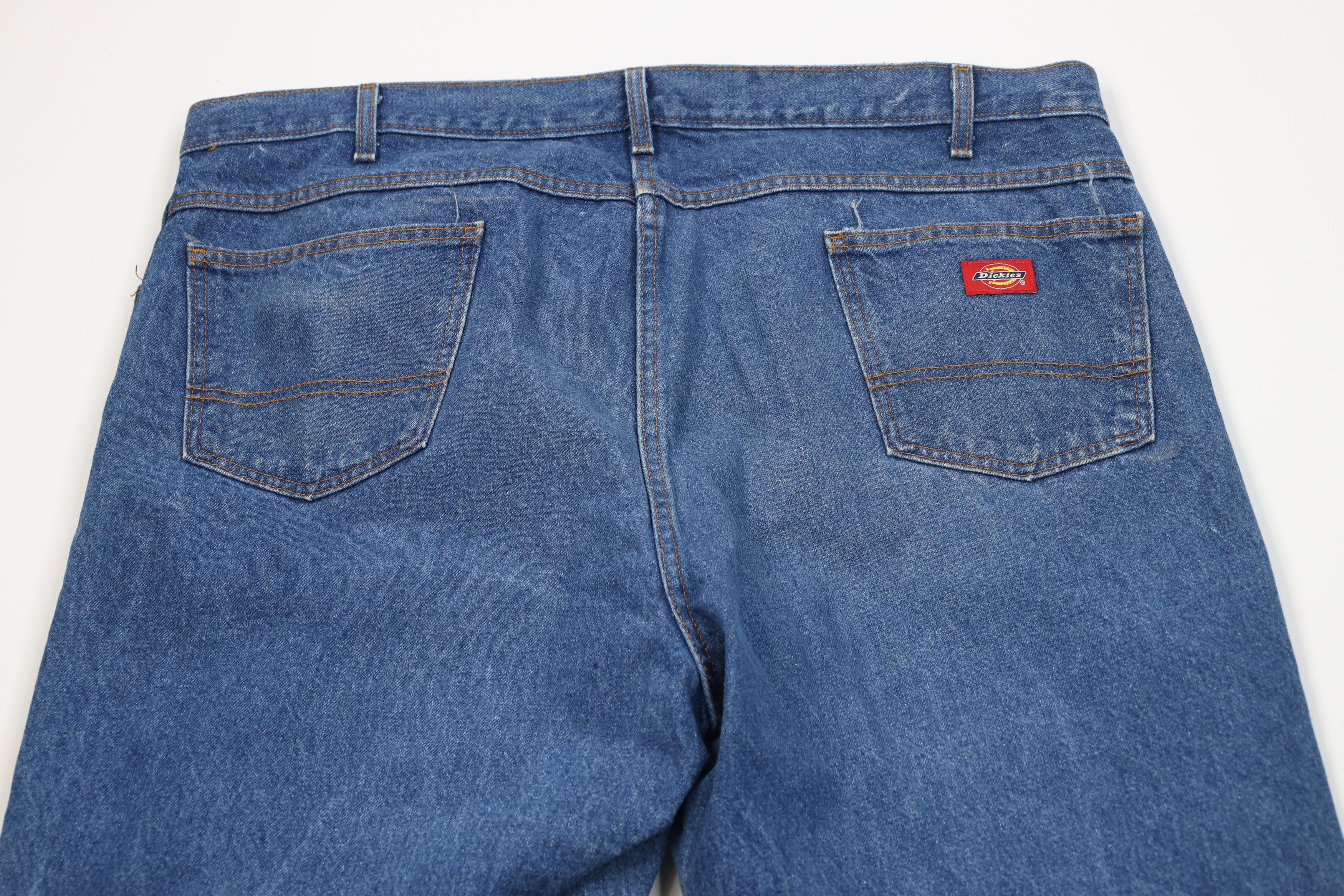 Dickies Vintage Y2K Dickies Relaxed Wide Leg Dungaree Denim Jeans Size US 42 / EU 58 - 11 Thumbnail