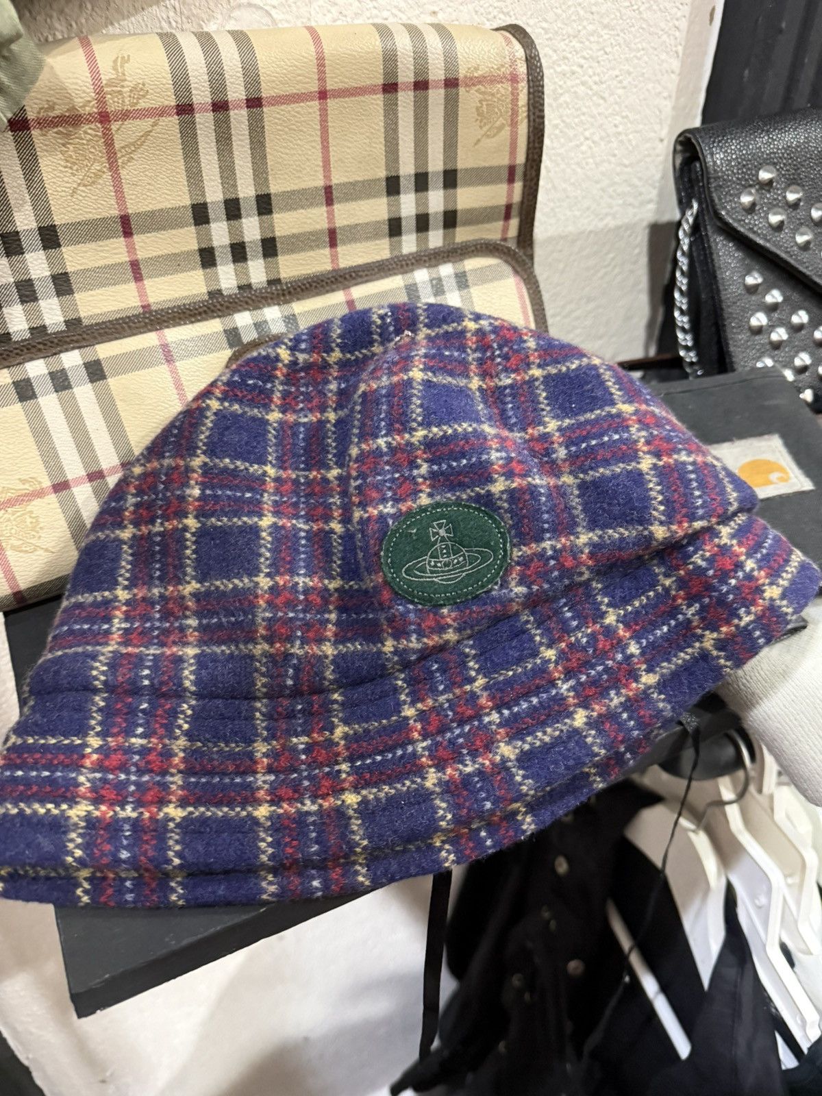 Vivienne Westwood Viviene Westwood Vintage Plaid Newboys Ladies Hat Size ONE SIZE - 9 Thumbnail