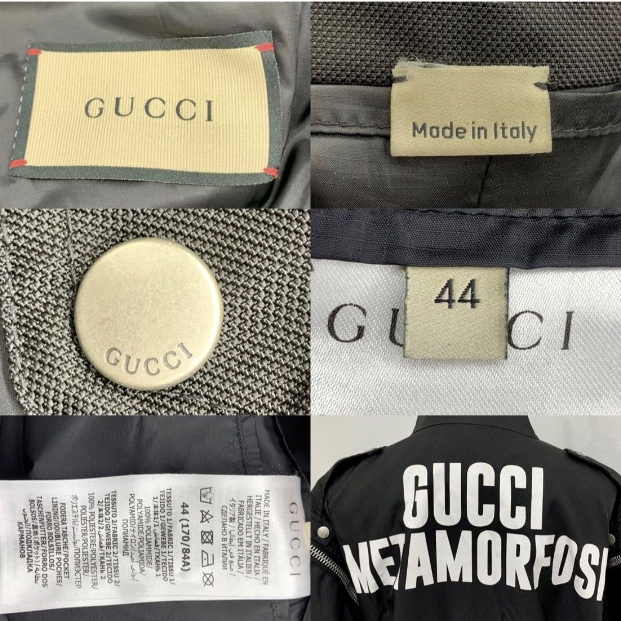 Gucci 'Gucci Metamorfosi' Jacket with detachable sleeves Size US L / EU 52-54 / 3 - 12 Thumbnail