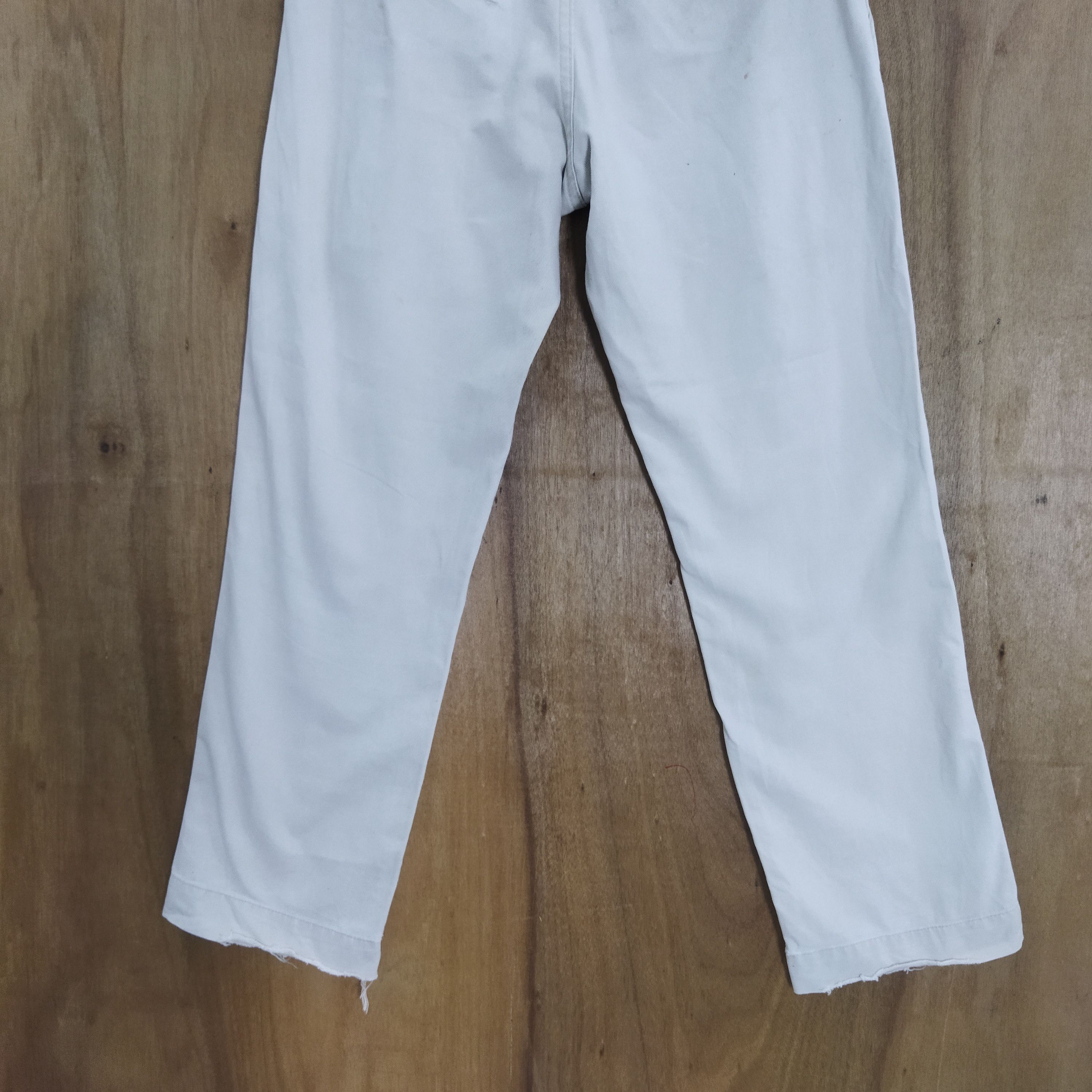 Japanese Brand LACQUER WHITE YELLOW CHINO PANTS Size US 34 / EU 50 - 10 Thumbnail