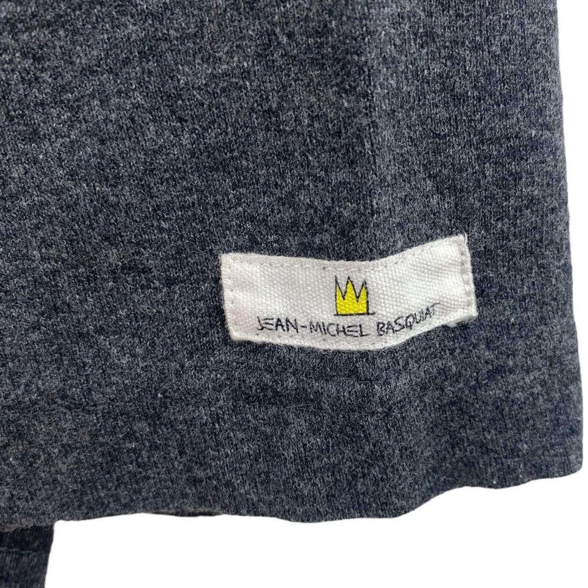 Jean-Michel Basquiat JEAN MICHEL BASQUIAT Pop Art Design Print Grey Long Sleeve Size US L / EU 52-54 / 3 - 5 Thumbnail