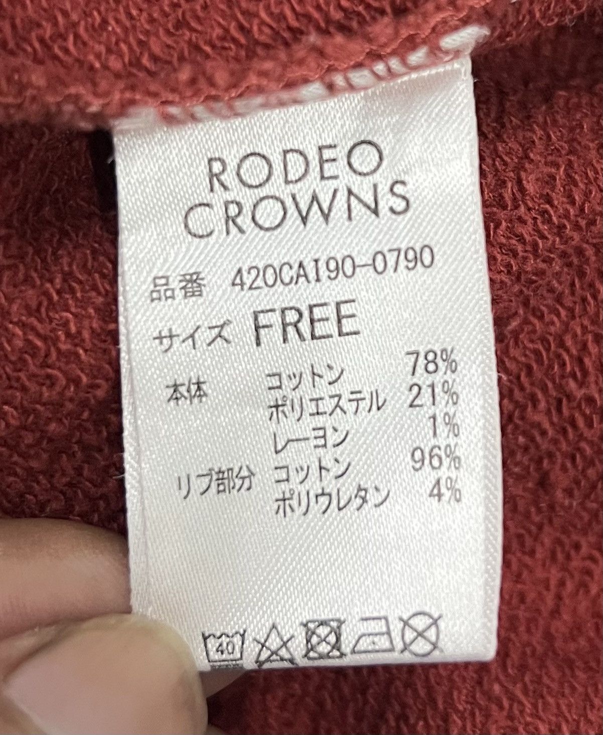 Japanese Brand × Vintage VINTAGE RODEO CROWNS DESERT STORM SWEATSHIRT Size US L / EU 52-54 / 3 - 9 Thumbnail