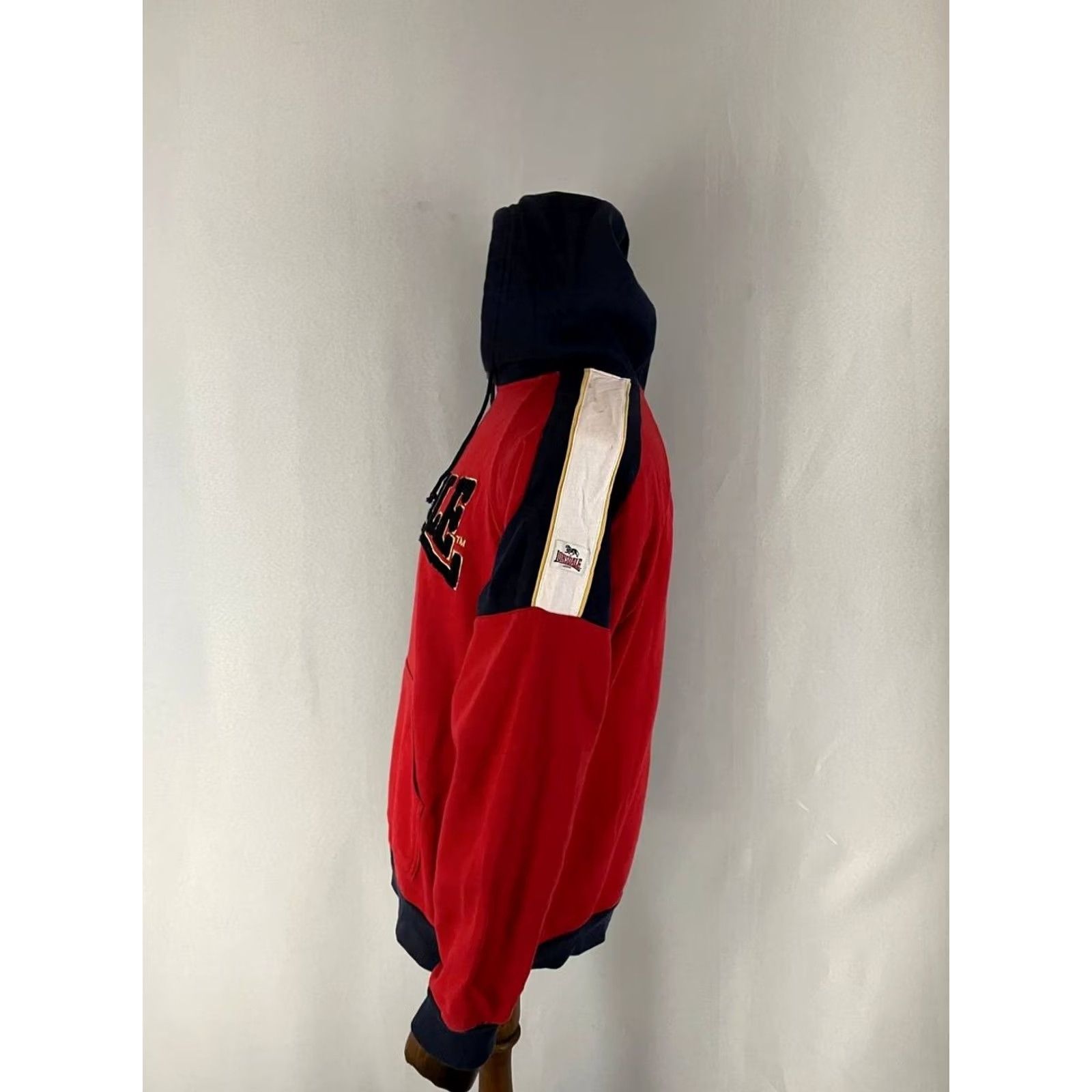 Lonsdale Lonsdale Hoodie Mens Size L Red Cotton Long Sleeve Drawstring Pocket Size US L / EU 52-54 / 3 - 6 Thumbnail
