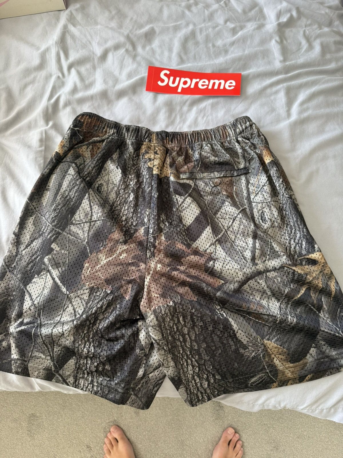 Supreme Supreme Rhinestone Mesh Short 'Realtree Hardwoods Camo