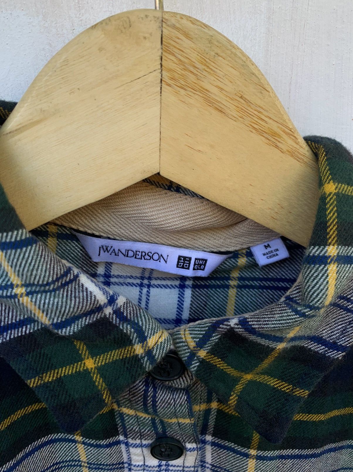 Flannel × JW Anderson × Uniqlo Uniqlo x Jw Anderson half button plaid flannel shirt Size US M / EU 48-50 / 2 - 6 Thumbnail