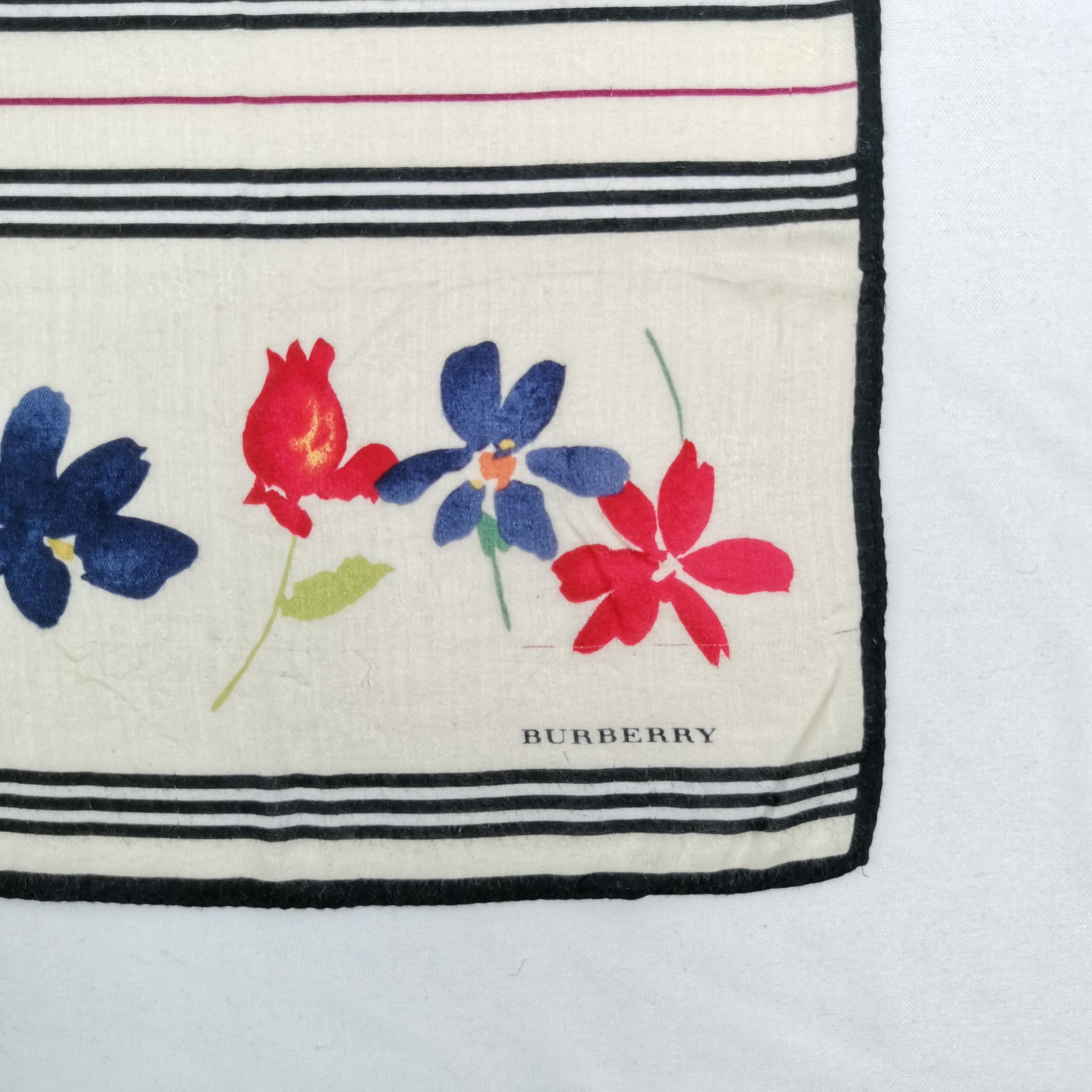 Burberry Vintage Burberry Handkerchief Neckerchief Bandana Size ONE SIZE - 3 Thumbnail