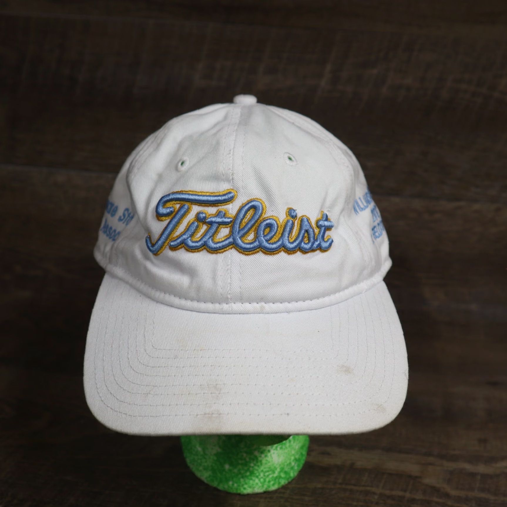 Titleist Titleist Hat Adjustable Adult White Delaware State Williamson 2012 Golf Cap Size ONE SIZE - 2 Thumbnail