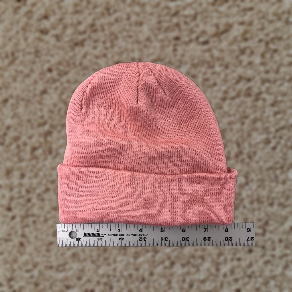 Walmart Walmart Beanie Toque Adult One Size Pink Solid Knit 100% Acrylic Lightweight Ski Unisex Size ONE SIZE - 1 Thumbnail