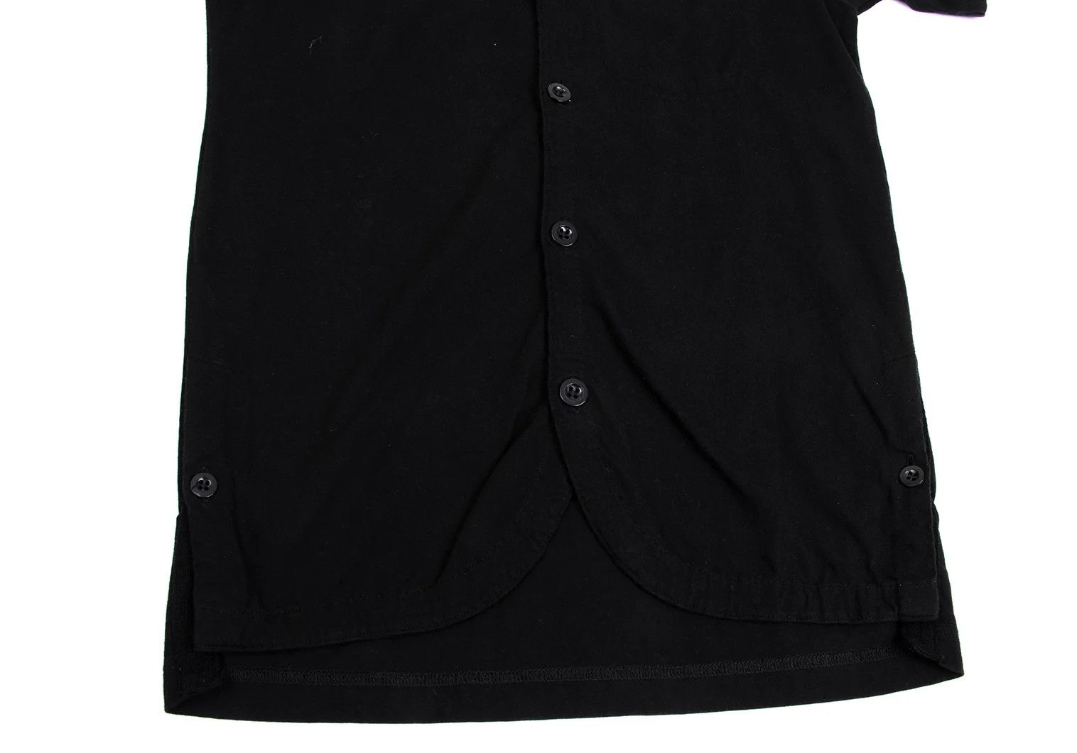 Yohji Yamamoto Yohji Yamamoto Side Slit Round Collar Shirt Size US M / EU 48-50 / 2 - 8 Thumbnail