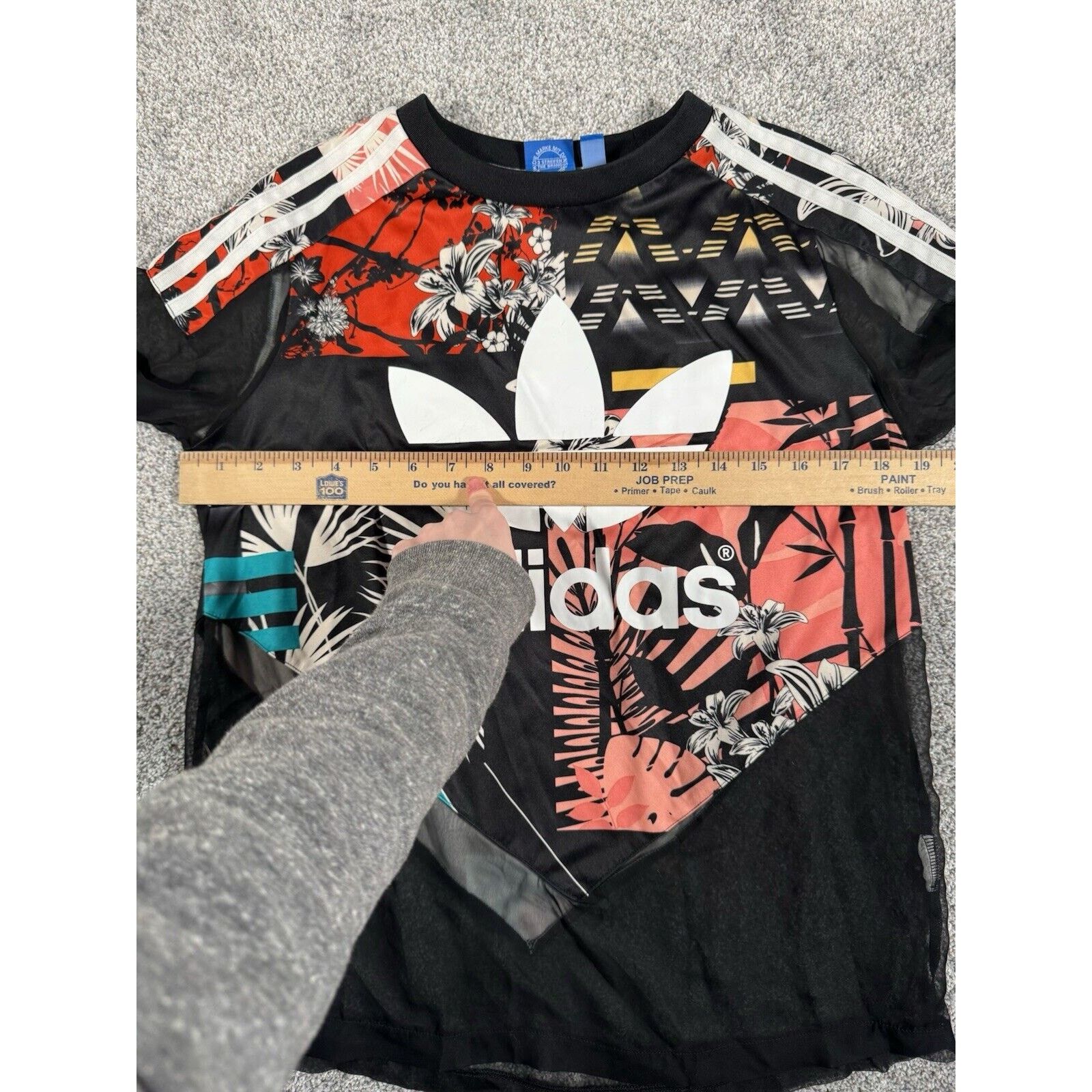 Adidas Adidas Originals Soccer Shirt Womens S Tropical Retro Edgy Size S / US 4 / IT 40 - 8 Thumbnail