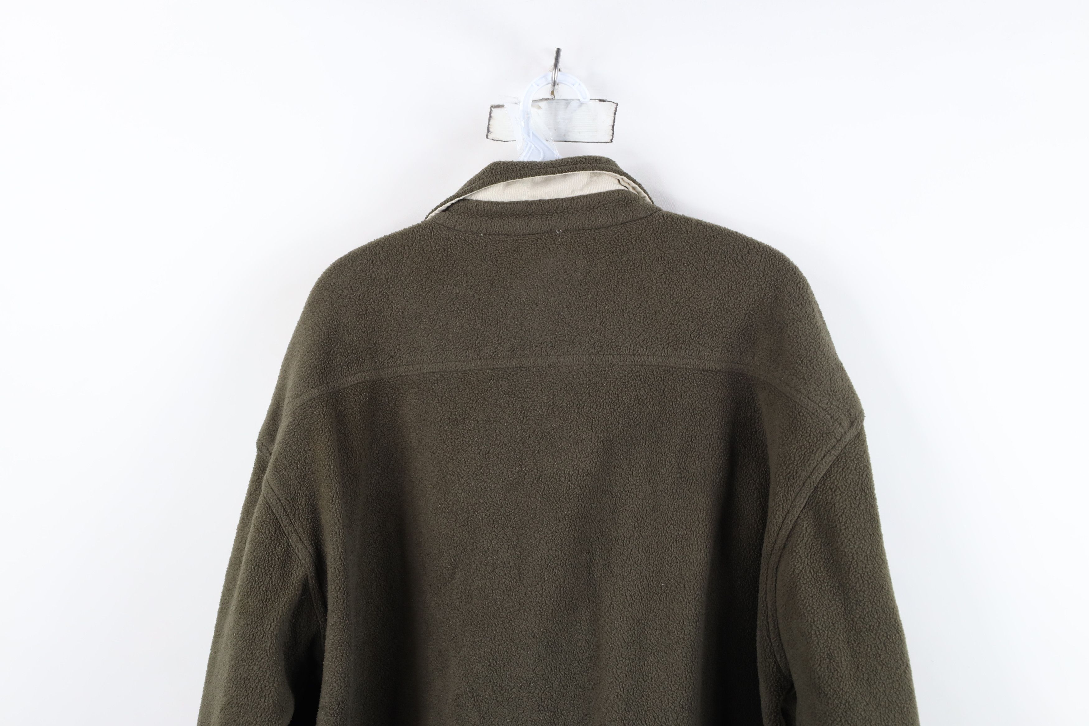 Vintage Vintage 90s Streetwear Fleece Button Shirt Jacket Jac Shirt Size US XL / EU 56 / 4 - 13 Thumbnail