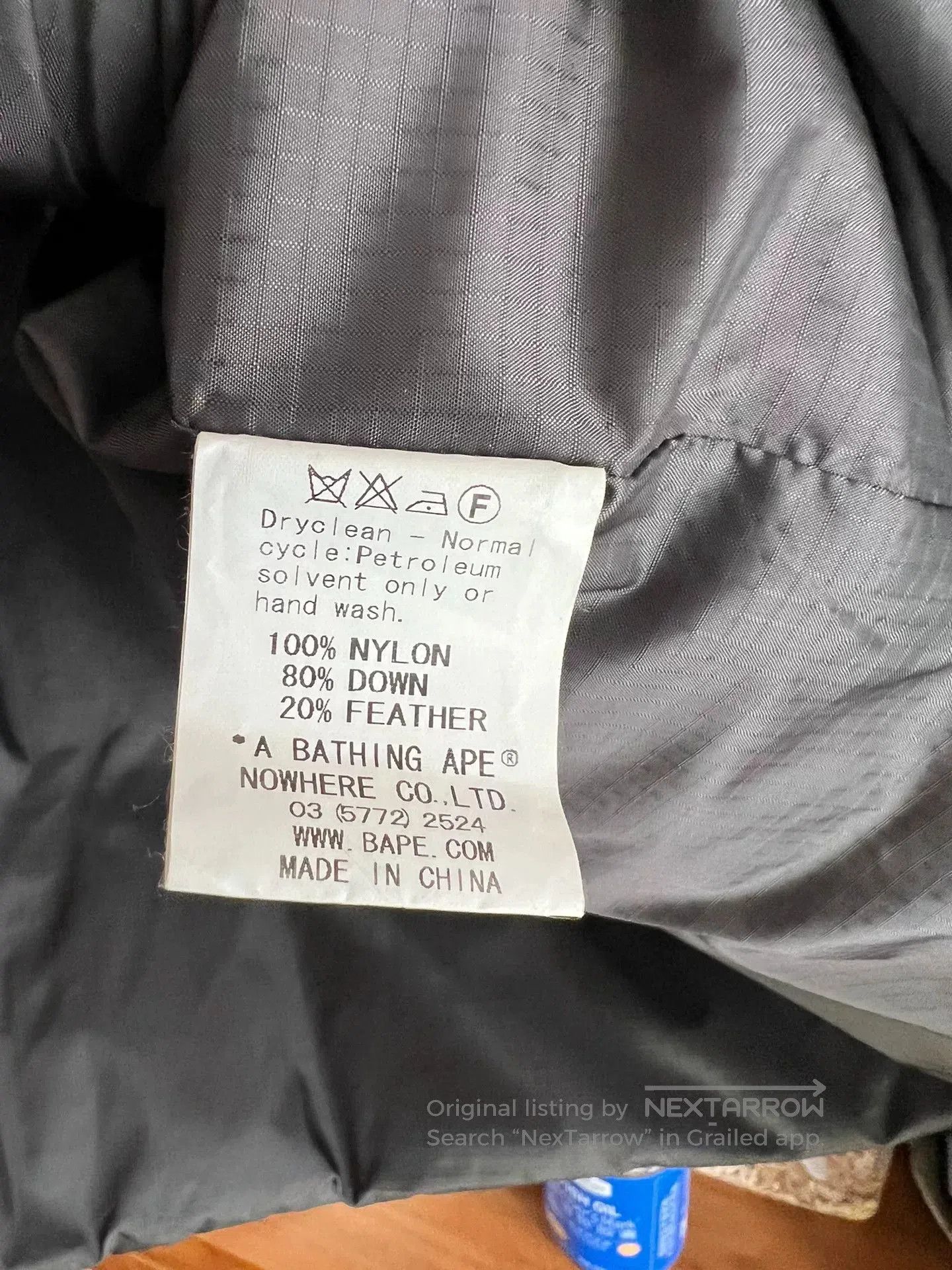 Bape A Bathing Ape Shirt Down Jacket. Size US L / EU 52-54 / 3 - 4 Thumbnail