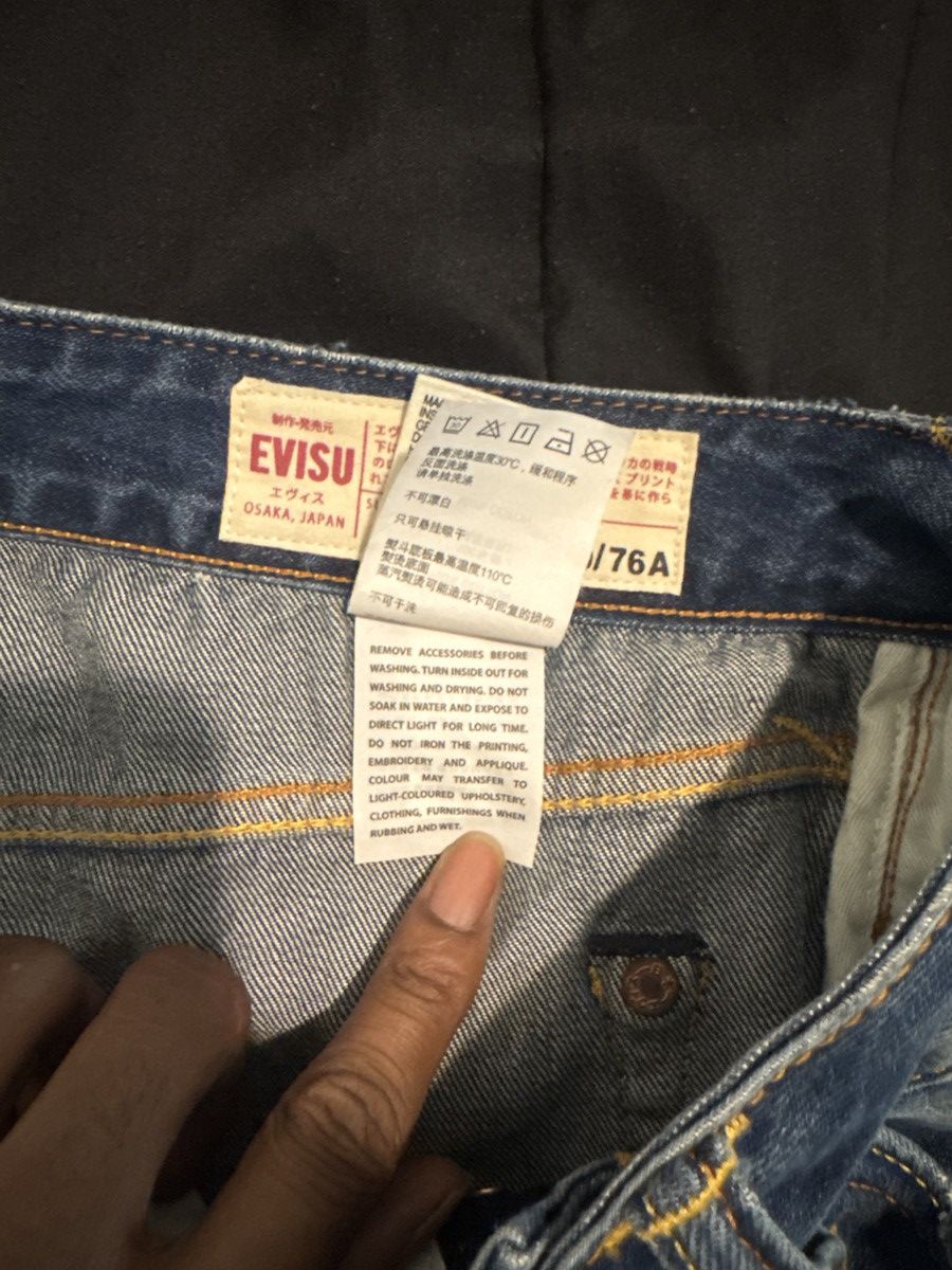 Evisu Evisu GodHead Denim Jeans Lot 2017 Size US 30 / EU 46 - 6 Thumbnail