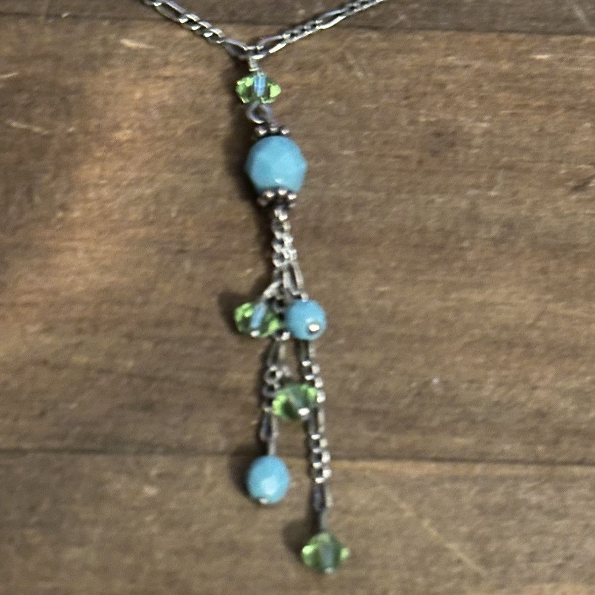 Vintage Vintage turquoise bead Y tassel necklace Size ONE SIZE - 4 Thumbnail