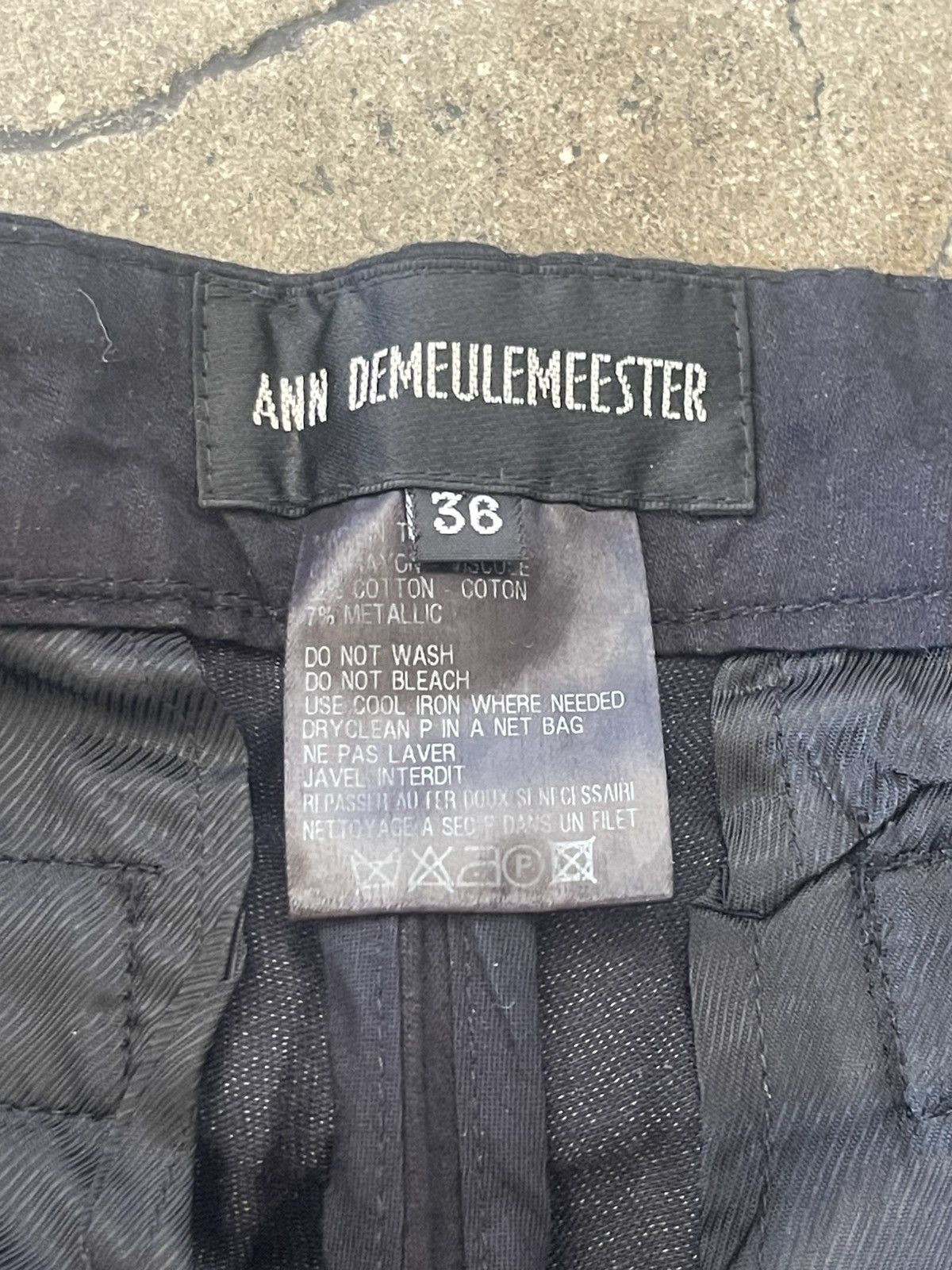 Ann Demeulemeester Ann Demeulemeester Pants Size US 30 / EU 46 - 3 Thumbnail