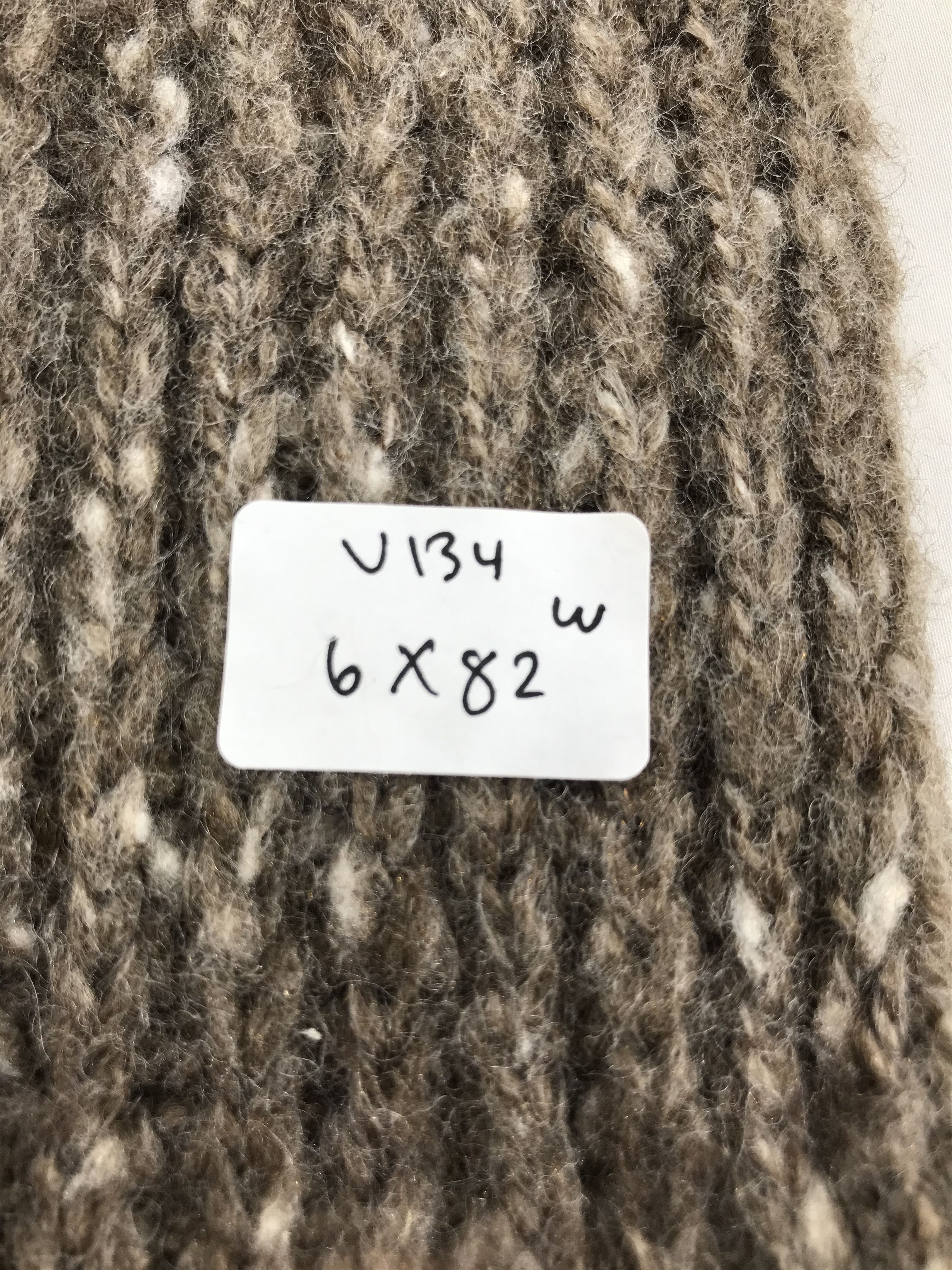 Vintage Crocodile Knit Wool Muffler Scarf V134 Size ONE SIZE - 5 Thumbnail