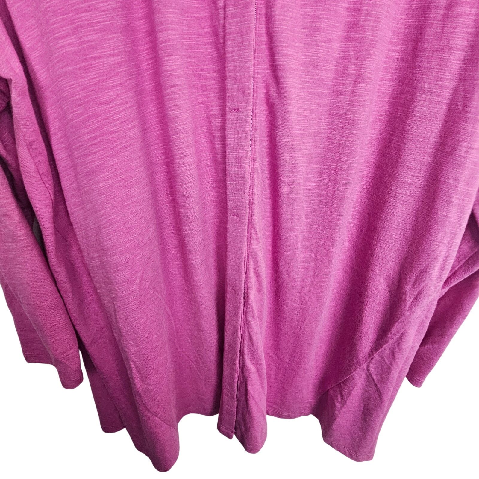 Soft Surroundings Soft Surroundings Womens Pink Button Blouse Size 2X Coastal Size XXL / US 16-18 / IT 52-54 - 3 Thumbnail