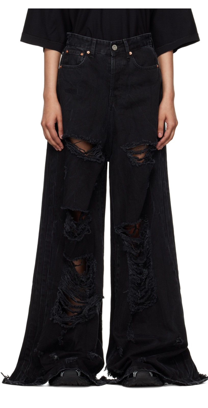 Vetements Vestments Distressed Baggy Denim Size US 32 / EU 48 - 1 Thumbnail