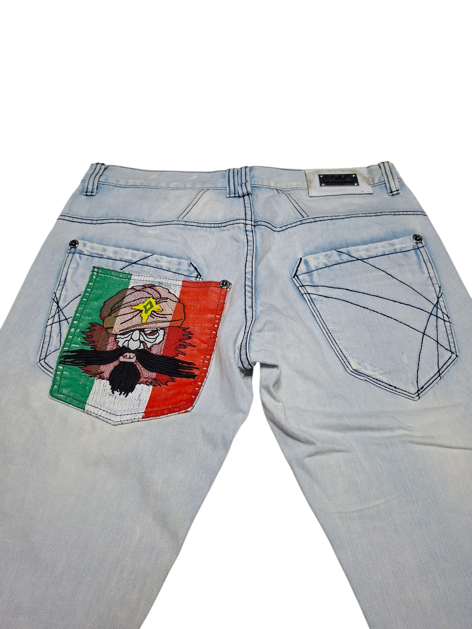 Japanese Brand AVANT GARDE JAPANESE VINTAGE RARE STREETWEAR JEANS DENIM Size US 34 / EU 50 - 4 Thumbnail