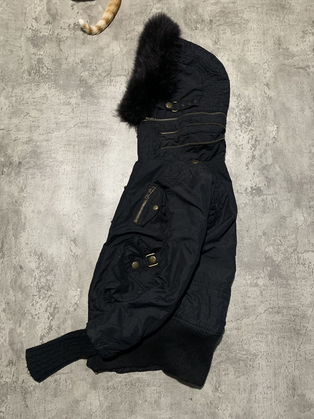 If Six Was Nine SLY JAPAN multi zipper convertible punk raccoon fur jacket Size US S / EU 44-46 / 1 - 12 Thumbnail