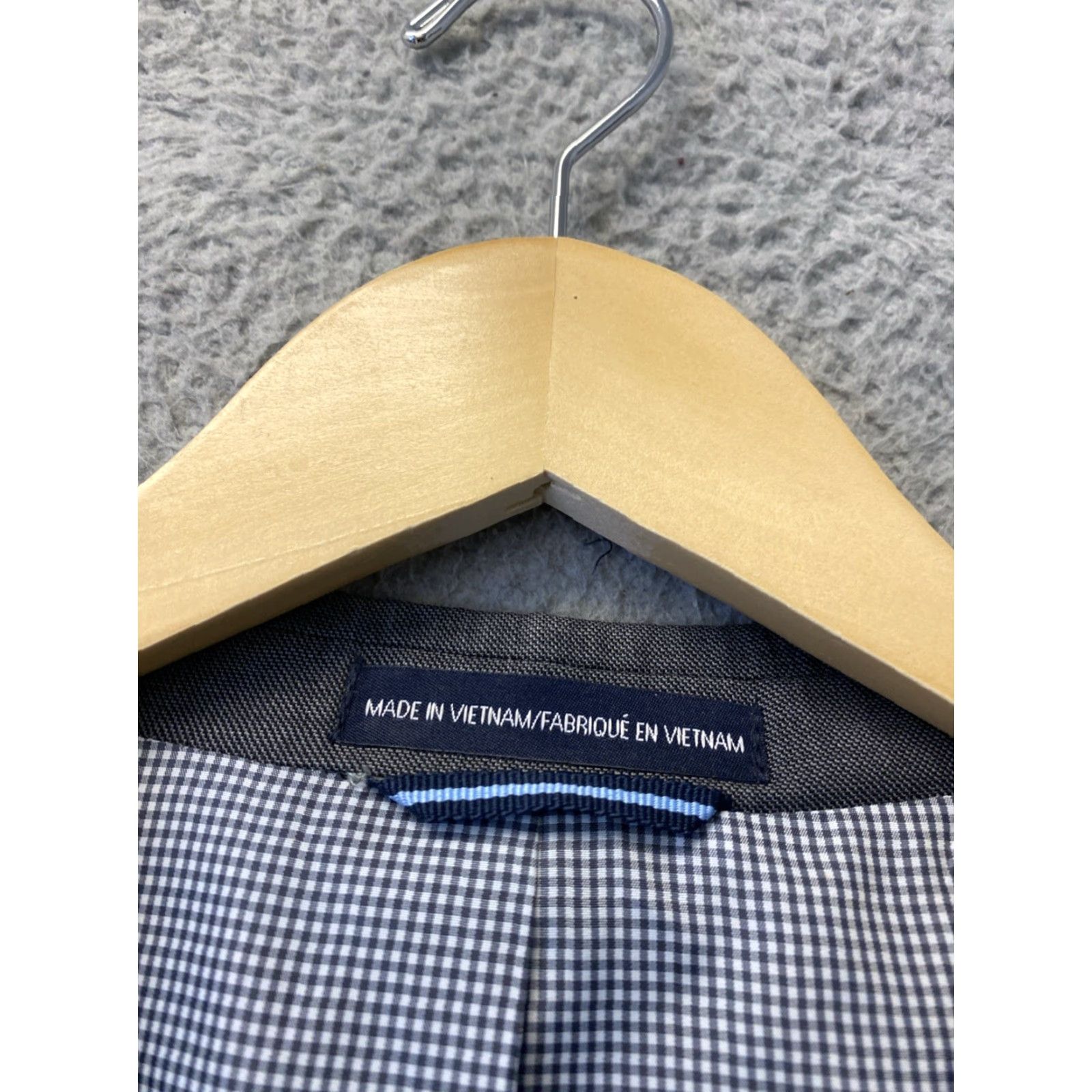 Tommy Hilfiger Tommy Hilfiger Men's Sport Coat Gray Wool Corduroy Regular Fit 42R Blazer Casual Size 42R - 2 Thumbnail