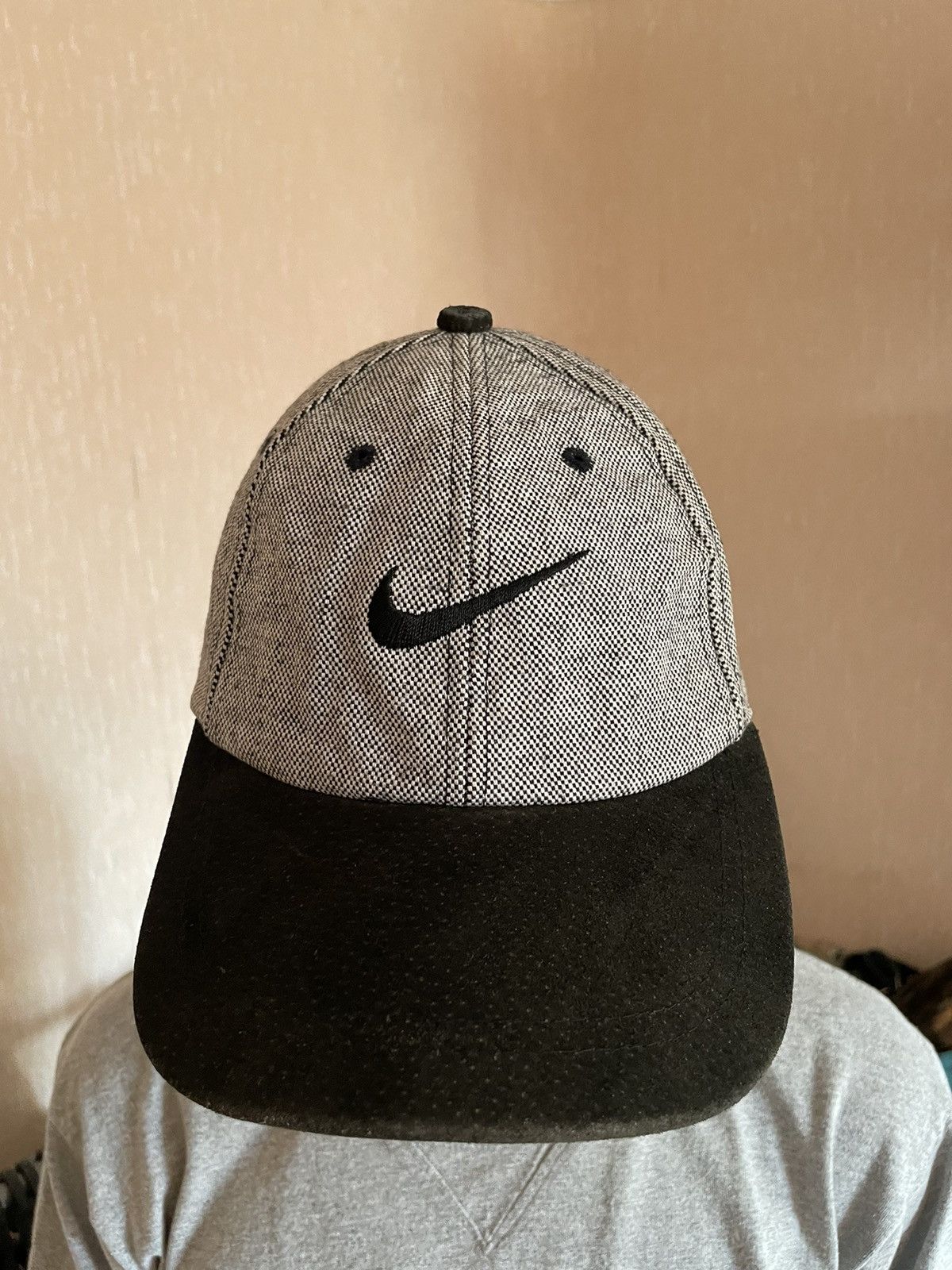 Nike × Vintage Vintage Nike Cap Big Swoosh Size ONE SIZE - 2 Thumbnail