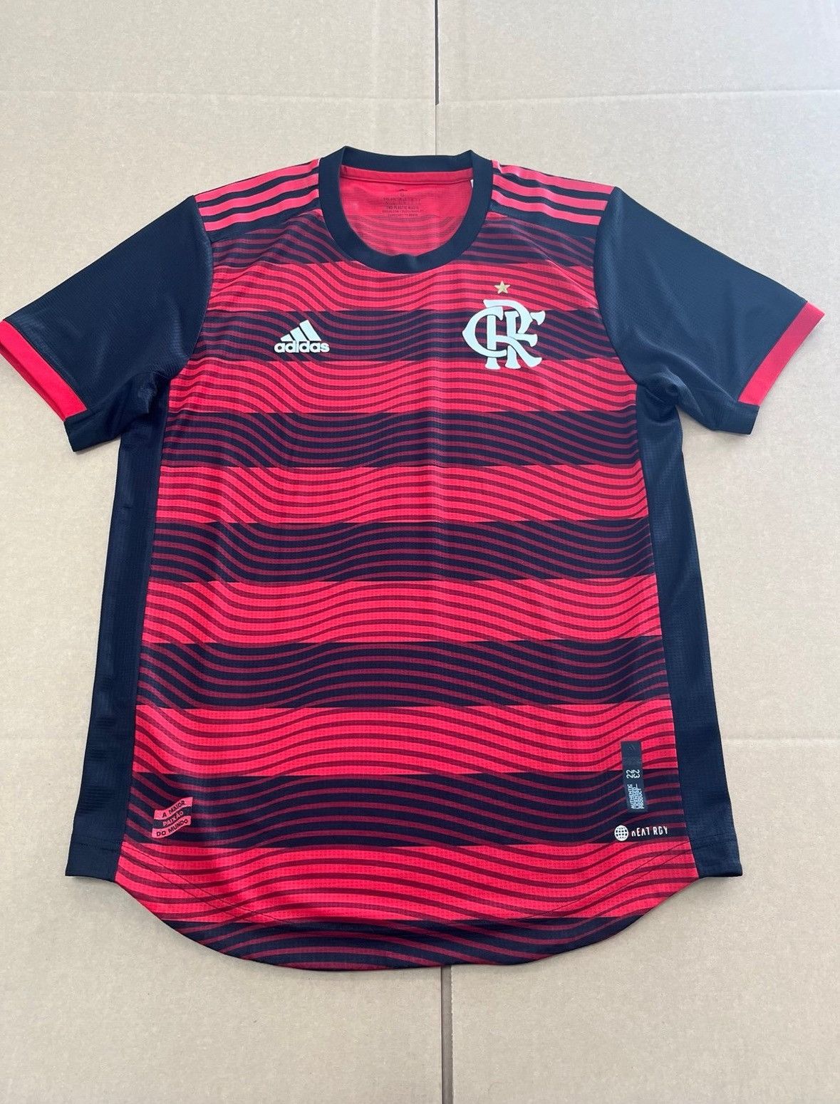 Adidas Adidas Flamengo 2022/23 Authentic Home Jersey Size US L / EU 52-54 / 3 - 1 Thumbnail