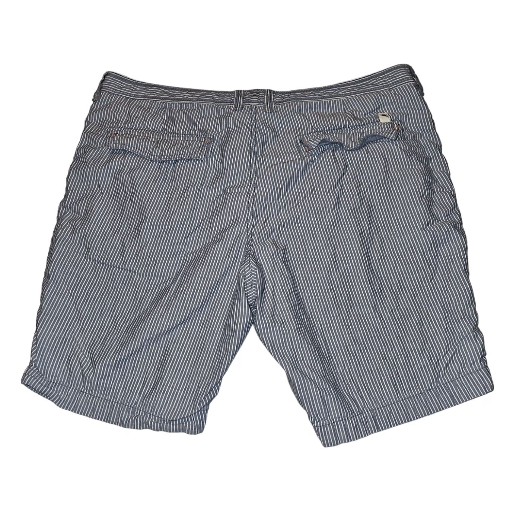 Tommy Bahama Tommy Bahama Shorts Mens 42 Blue Chino Men Striped Slash Pockets Casual Vacation Size US 42 / EU 58 - 6 Thumbnail