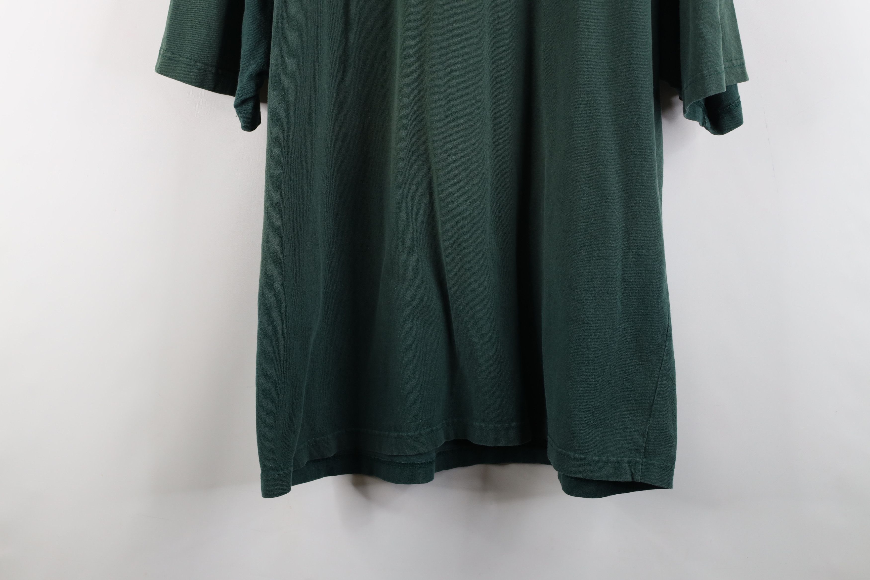 Carhartt × Vintage Vintage Y2K Carhartt Sun Faded Henley T-Shirt Green Cotton Size US L / EU 52-54 / 3 - 13 Thumbnail