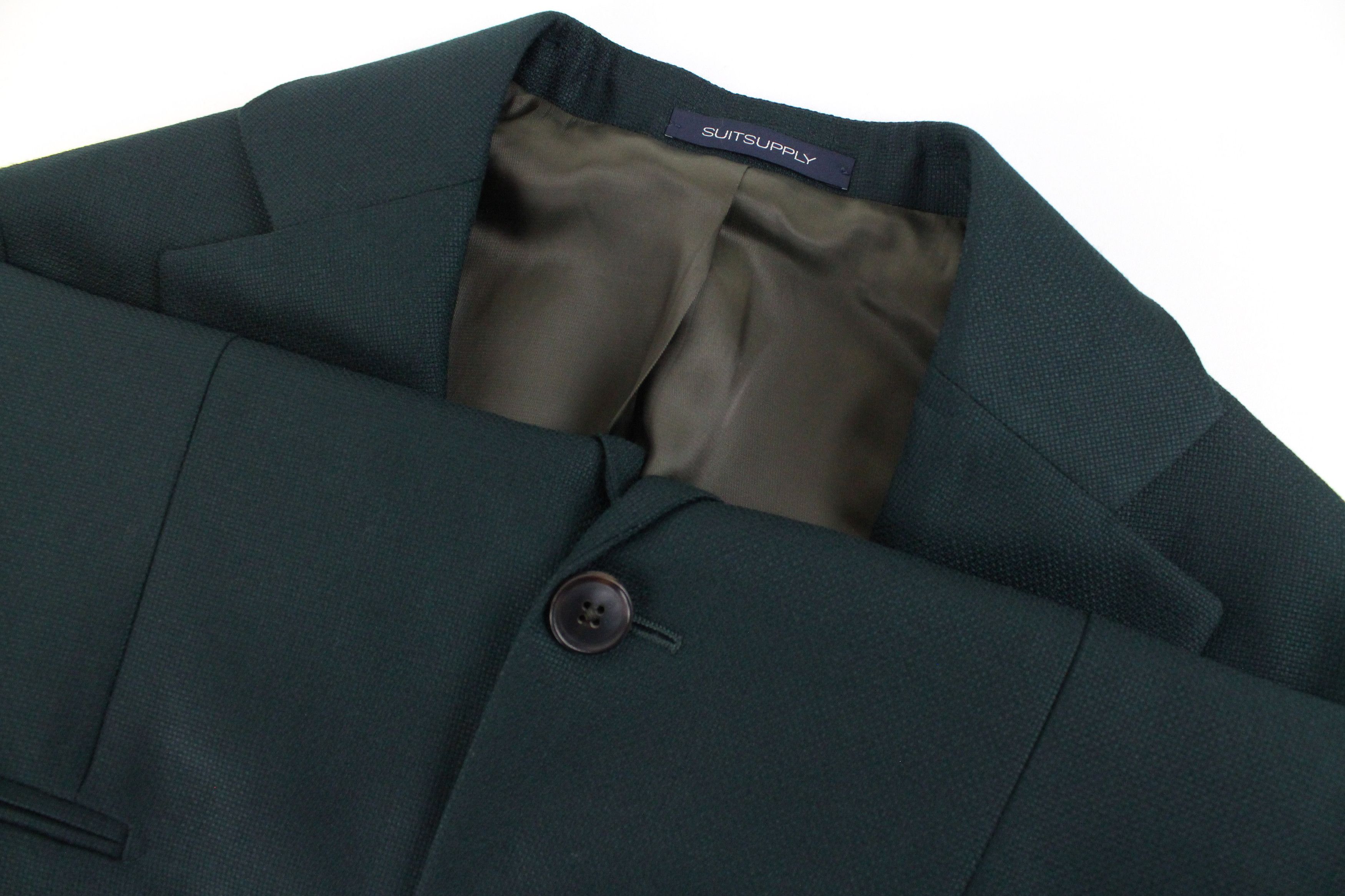 Suitsupply LA SPALLA UK36L Green Wool Blazer 56990 Size 36R - 4 Thumbnail