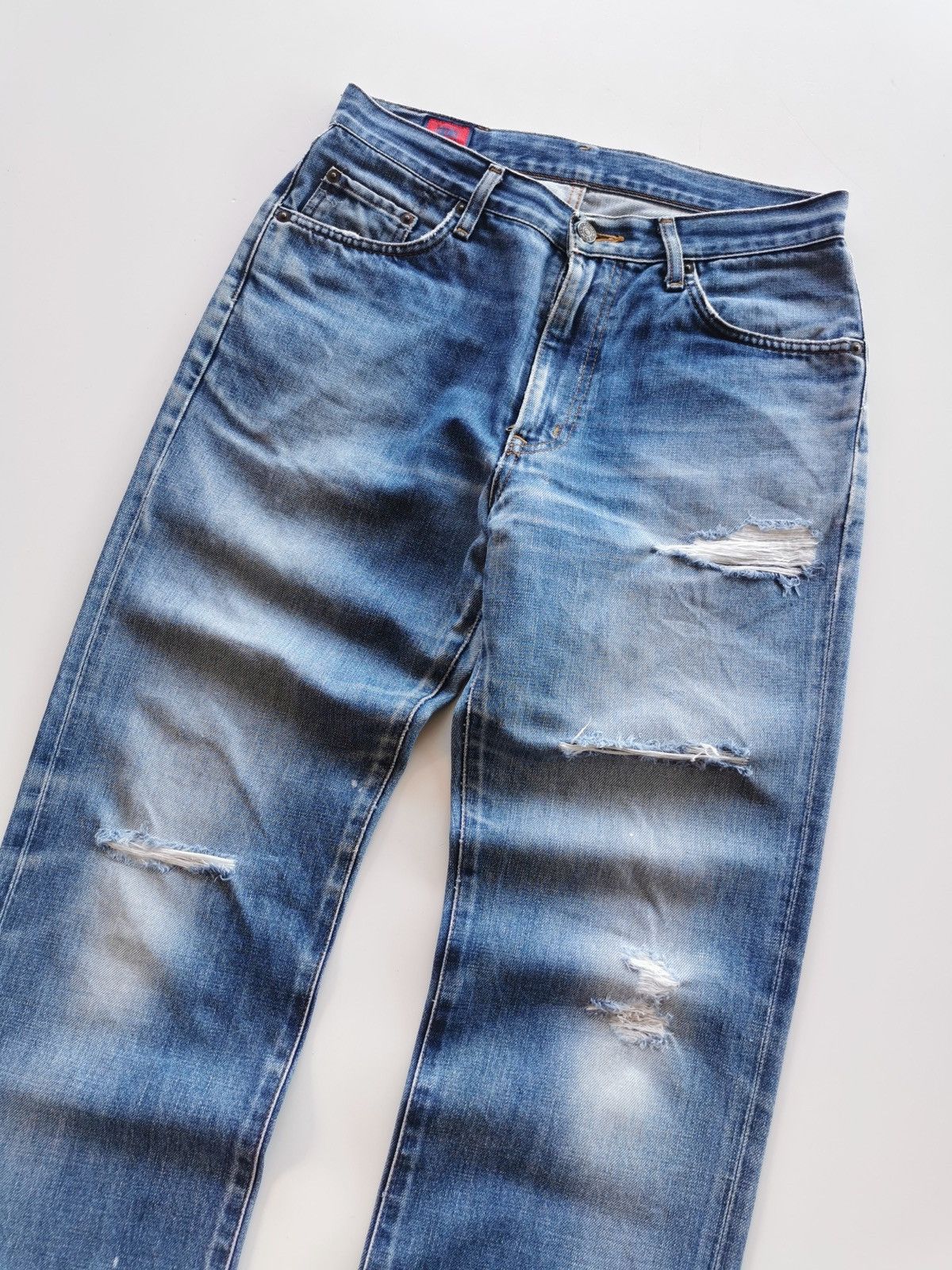 Edwin Ripped Edwin 503 Denim Jeans Size US 32 / EU 48 - 6 Thumbnail