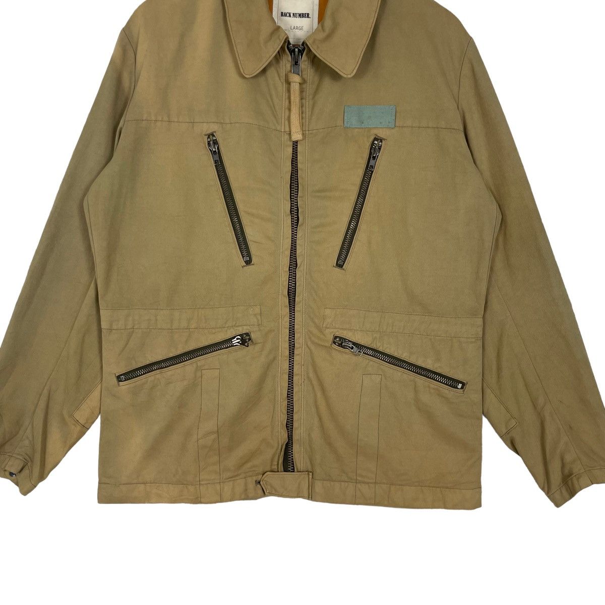 If Six Was Nine Vintage Back Number Multizipper Sun Faded Jacket Japanese Size US M / EU 48-50 / 2 - 8 Thumbnail