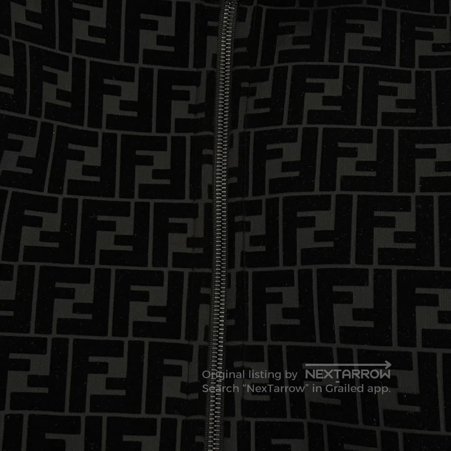 Fendi FENDI size44 Black, fully printed velvet-flocked hooded pil Size US S / EU 44-46 / 1 - 7 Thumbnail