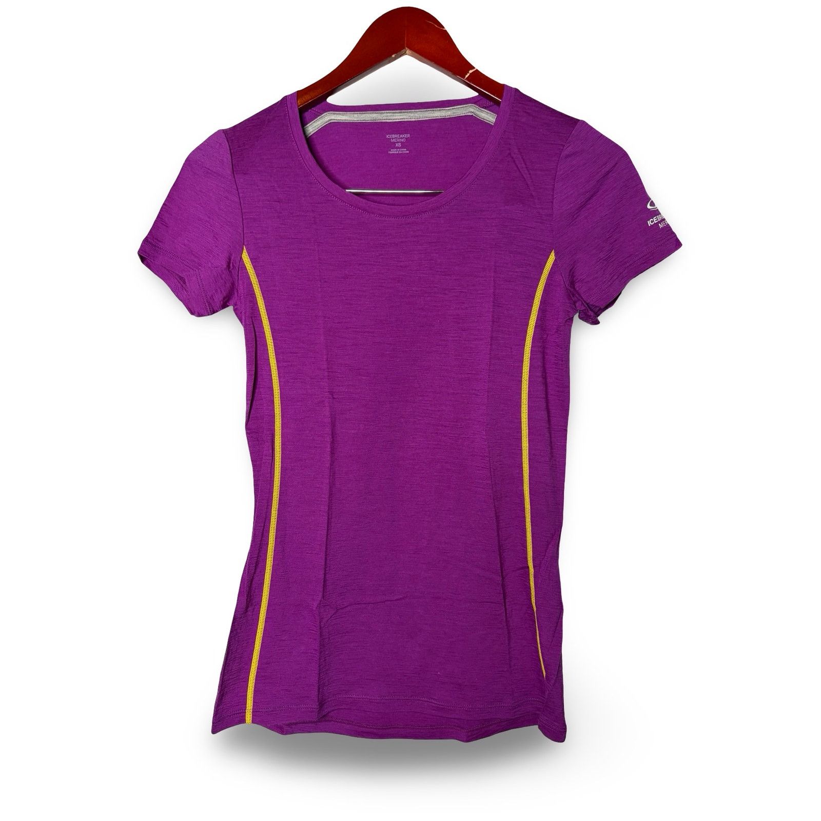 Icebreaker Icebreaker purple merino wool tee sz XS Size XS / US 0-2 / IT 36-38 - 1 Thumbnail