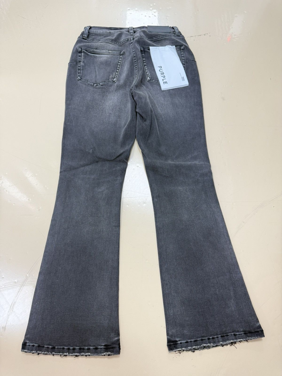 Other Purple Brand Flare Washed Black Jeans Size 26" / US 2 / IT 38 - 5 Thumbnail
