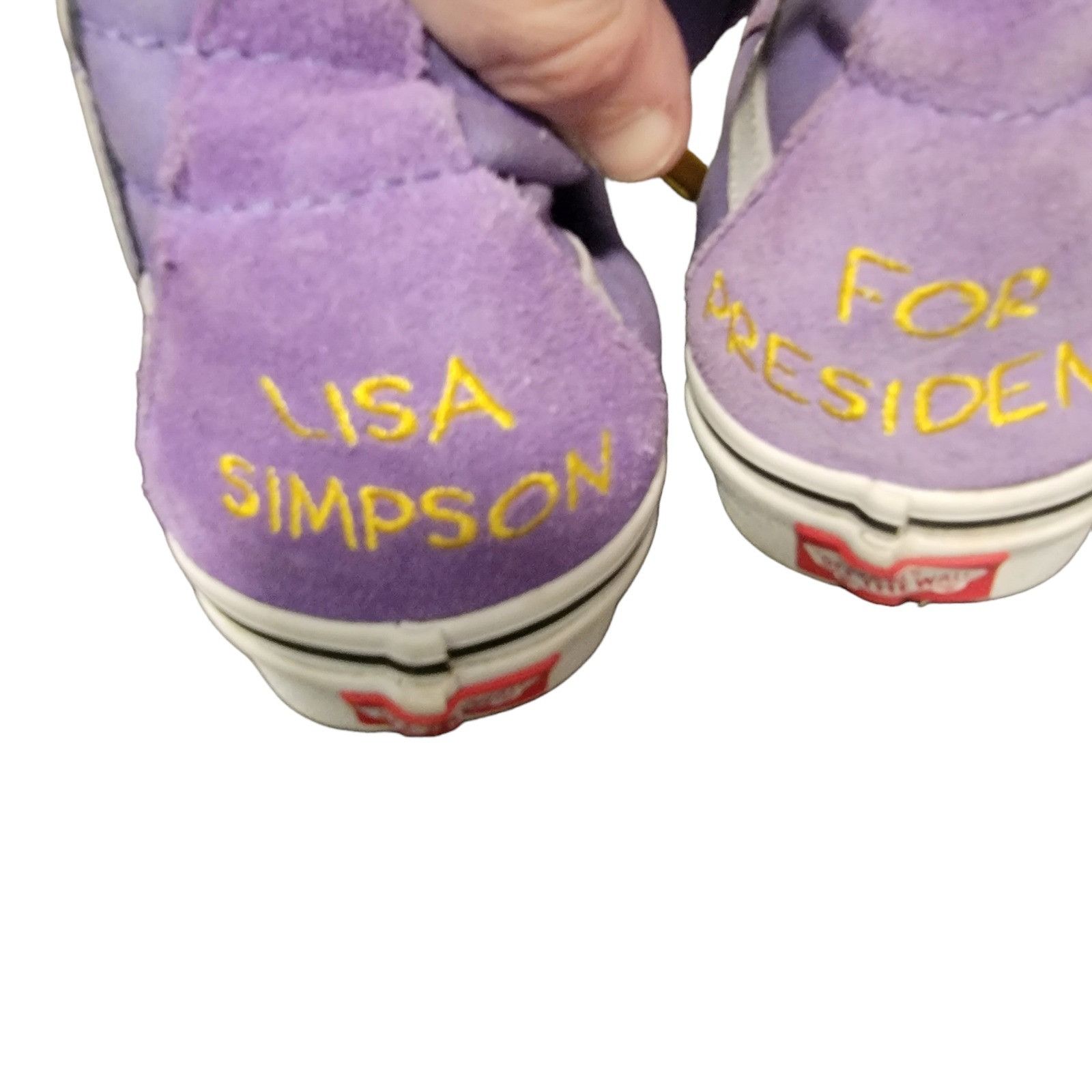 Vans Rare Vans Off The Wall 721356 Purple Simpsons Collab Sneaker Size US 5.5 / EU 38 - 5 Thumbnail