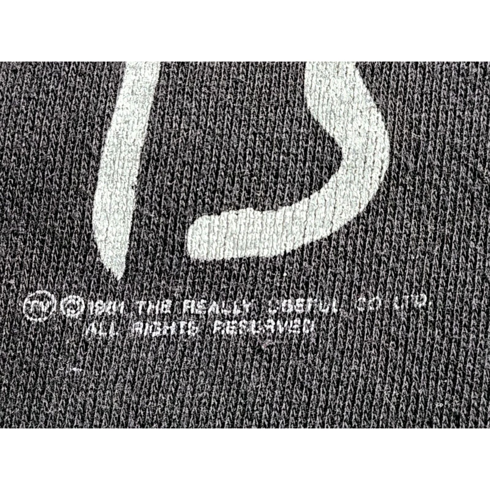 Doublet VINTAGE Tee Shirts Cat Sweatshirt Mens L Black 1981 Double Sided Pullover Graphic Print Crew Neck USA Size US L / EU 52-54 / 3 - 5 Thumbnail