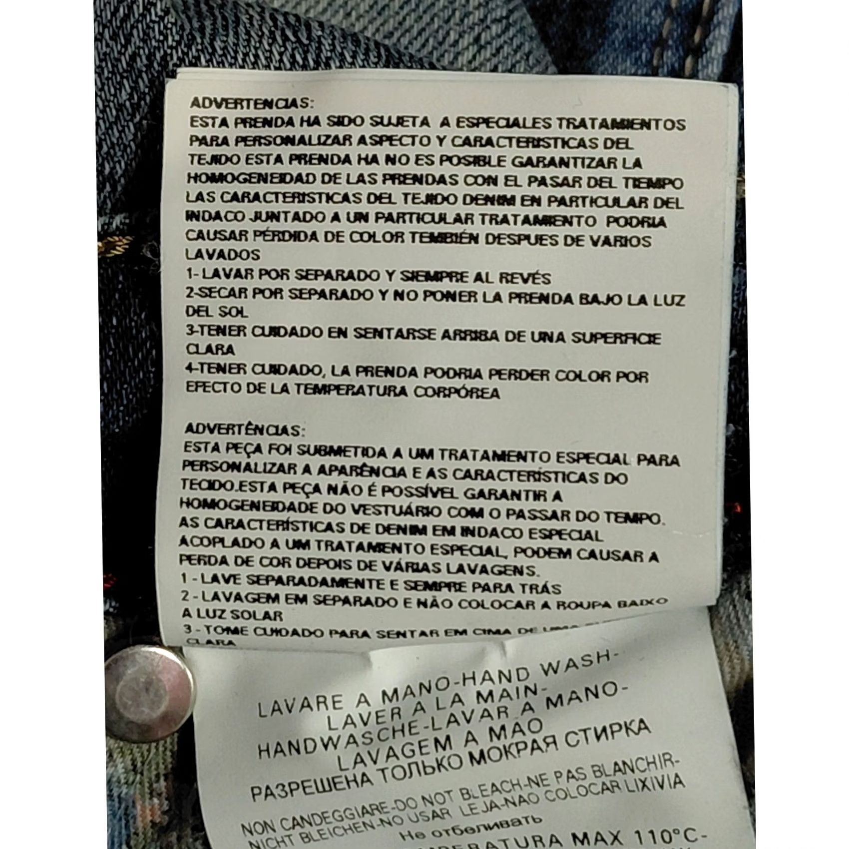 Replay Replay Blue Jeans Skinny Slim Women 25 Denim Cotton Solid Mid Wash Fashion Pants Size 42" / US 20 - 7 Thumbnail