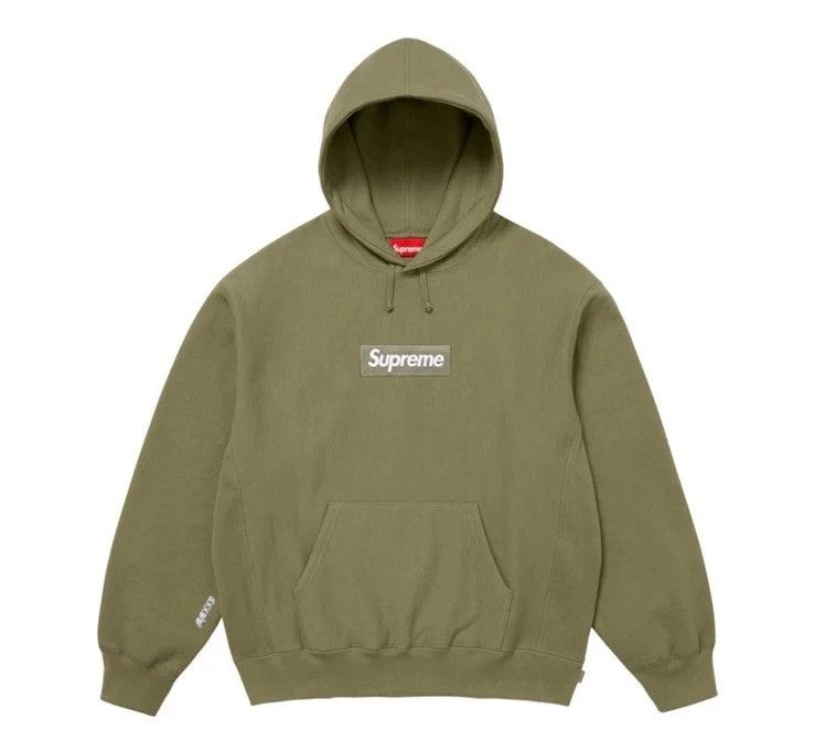 Supreme Supreme Box Logo Hooded Sweatshirt Olive Size US XL / EU 56 / 4 - 1 Thumbnail