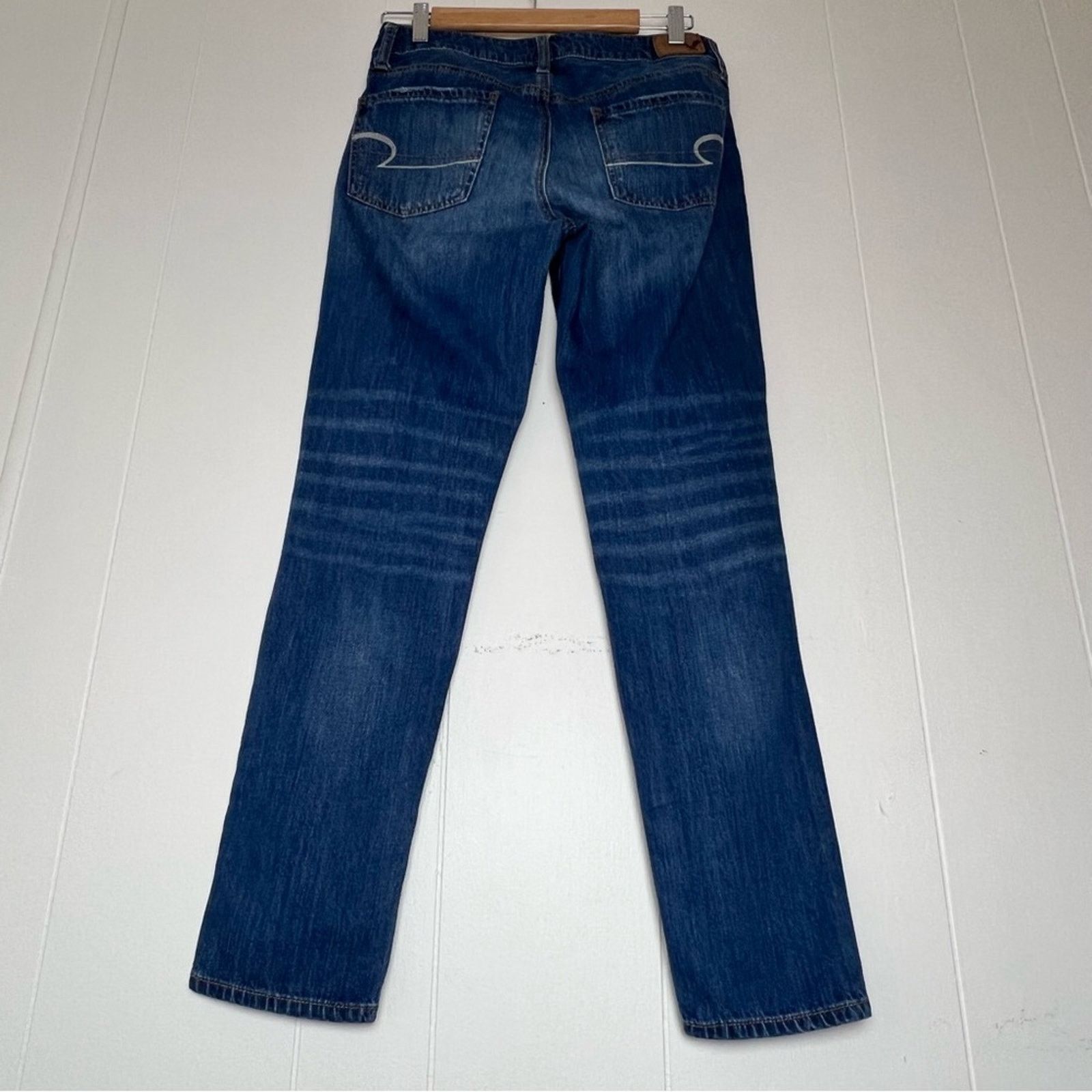 American Eagle Outfitters AEO Button-fly Distressed Patchwork Skinny Jeans Women 2 Size 26" / US 2 / IT 38 - 10 Thumbnail
