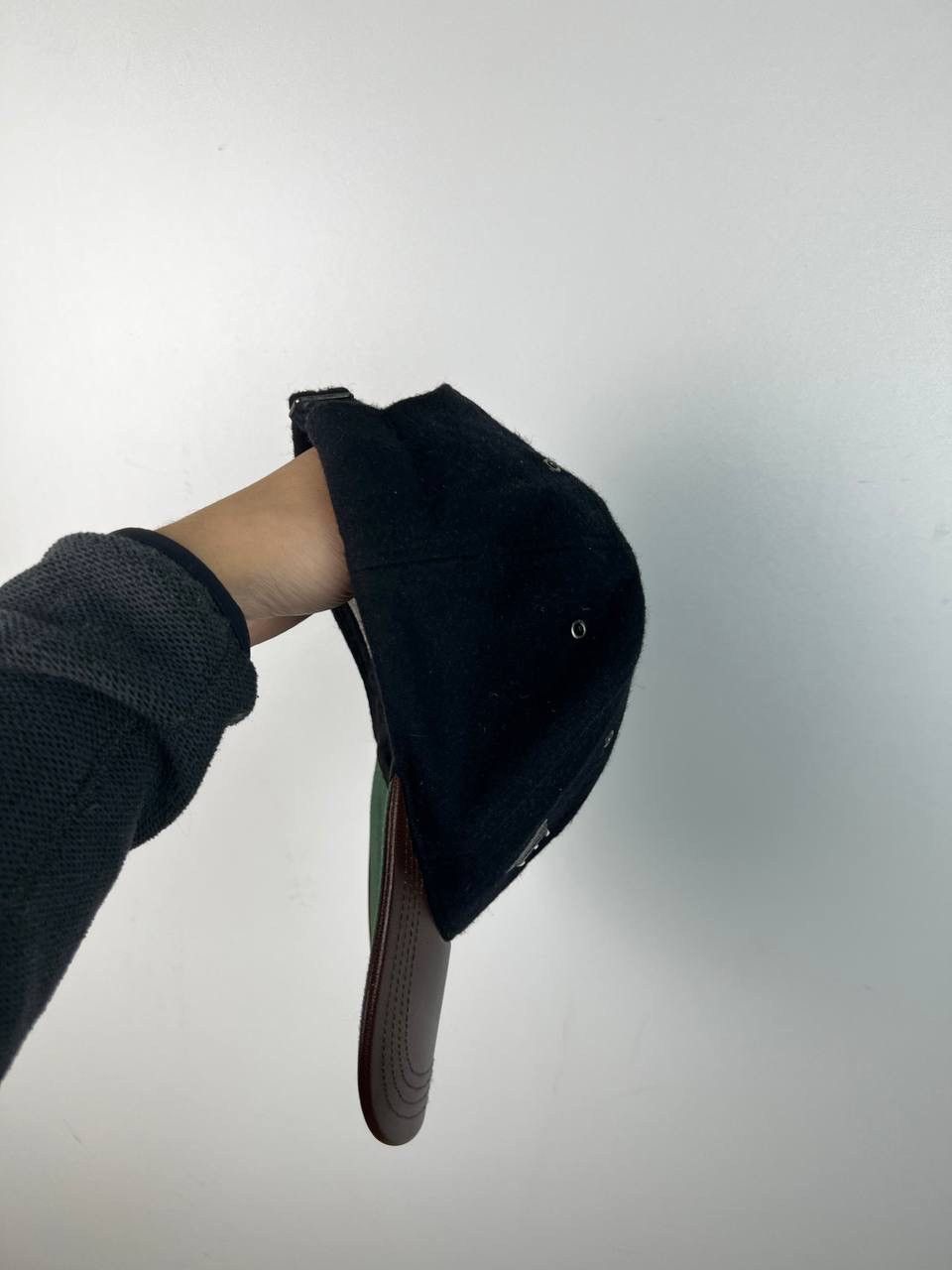 Vintage Nike Athletics 90s leather cap one size Size ONE SIZE - 2 Thumbnail