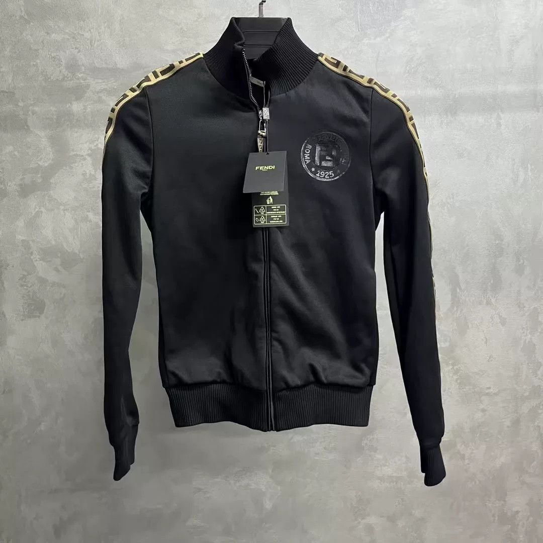 Fendi Fendi Black FF Logo Jacket Size XS / US 0-2 / IT 36-38 - 1 Thumbnail