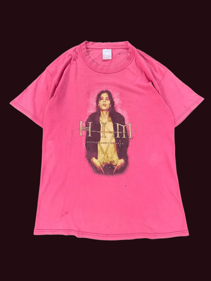 Band Tees 00s HIM Razor Blade Romance Shirt Size US M / EU 48-50 / 2 - 1 Thumbnail
