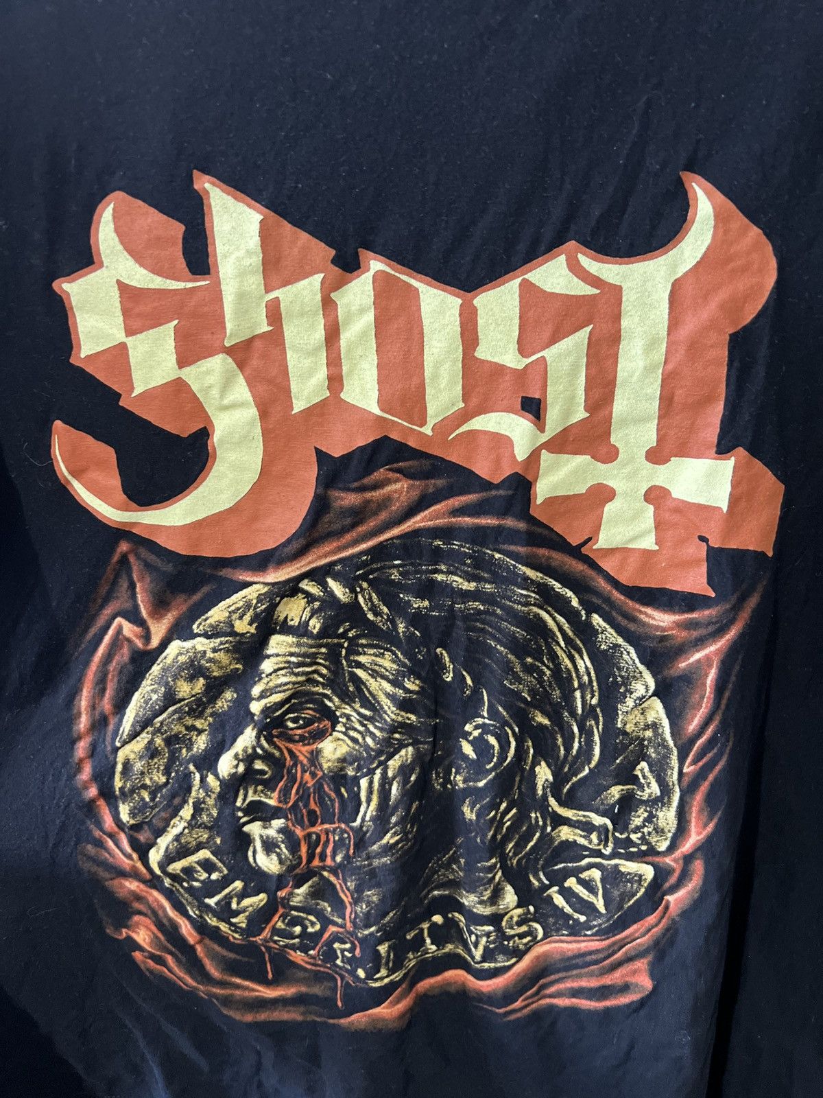 Band Tees VINTAGE GHOST PAPA EMERITUS INFESTISSUMA PUNK BAND AOP TEE Size US L / EU 52-54 / 3 - 3 Thumbnail