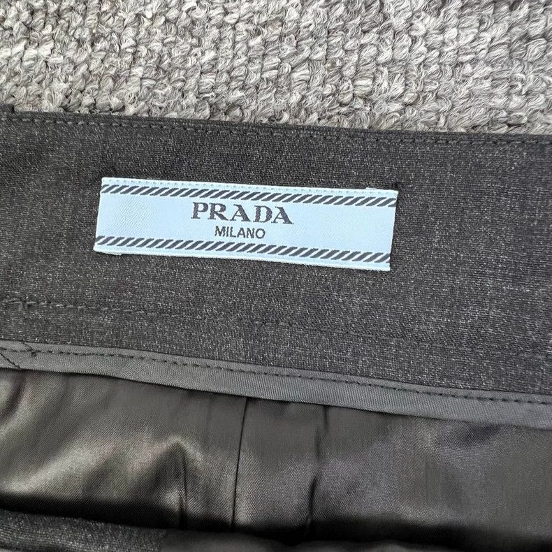 Prada Prada Black and gray, medium and long skirt 2505-Nextarrow Size 25" / US 0 / IT 36 - 3 Thumbnail