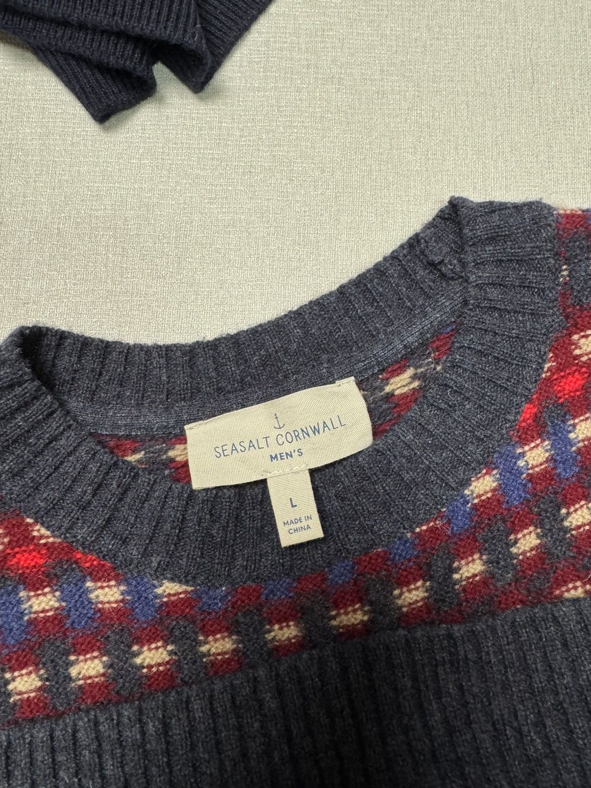 Other Men’s SEASALT Cornwall Wool Sweater Multicolor Jumper size L Size US L / EU 52-54 / 3 - 4 Thumbnail