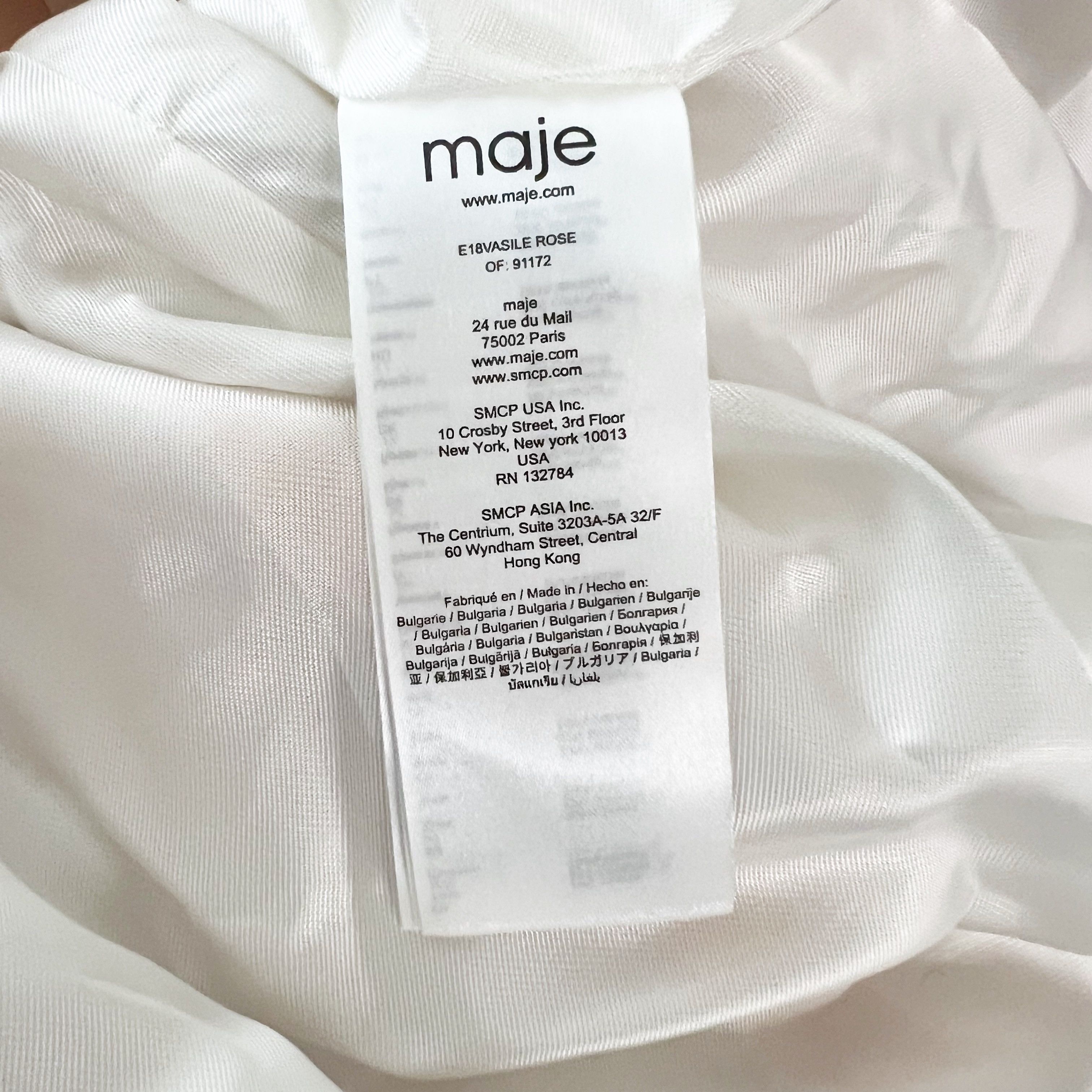 Maje Maje Vasile Collared One Button Tie Waist Size L / US 10 / IT 46 - 3 Thumbnail